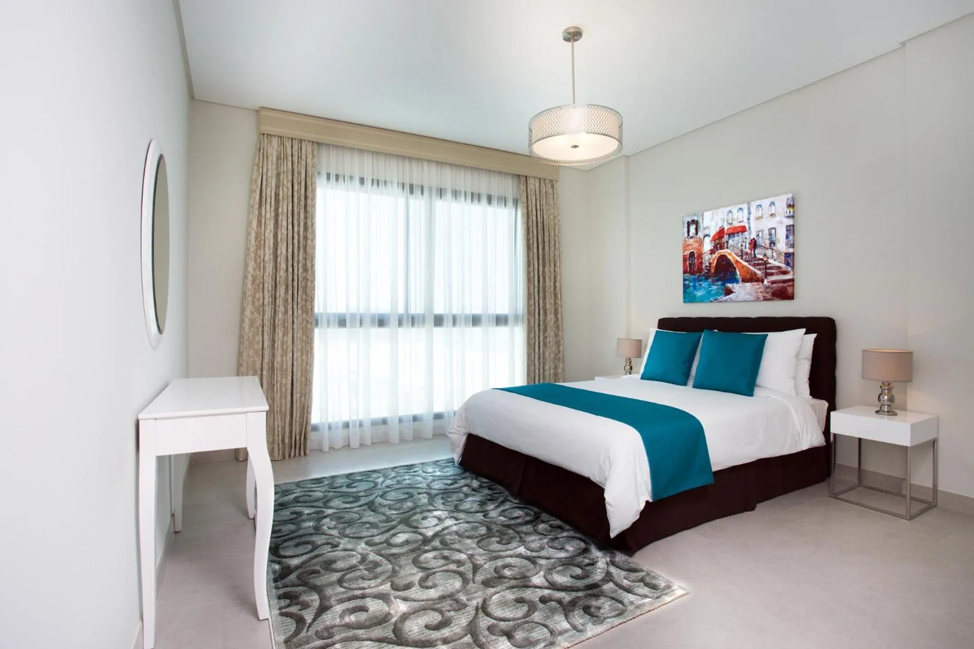 Bedroom, Bed in The Grove Resort Bahrain