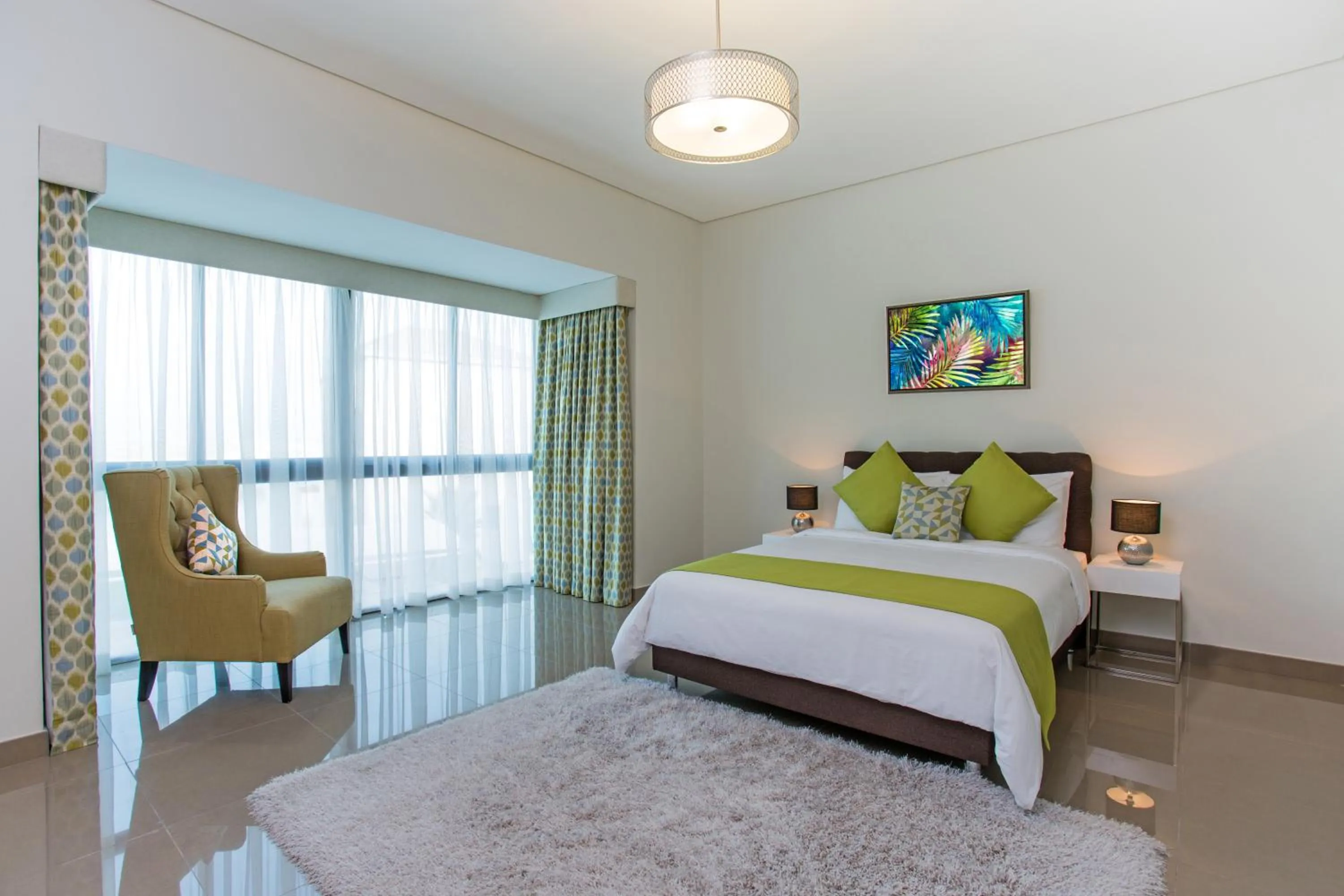 Bed in The Grove Resort Bahrain