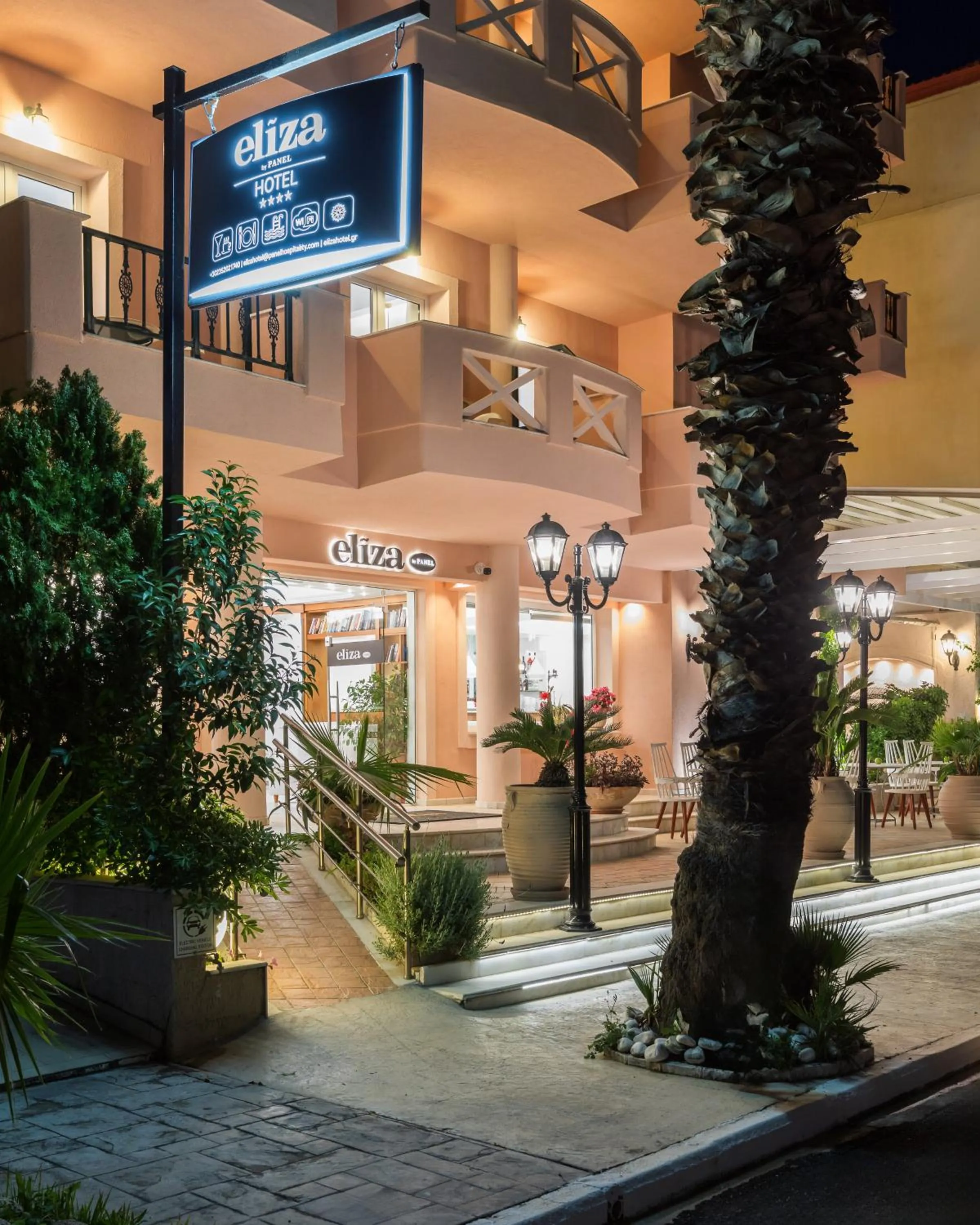 Facade/entrance in Eliza Hotel by Panel Hospitality