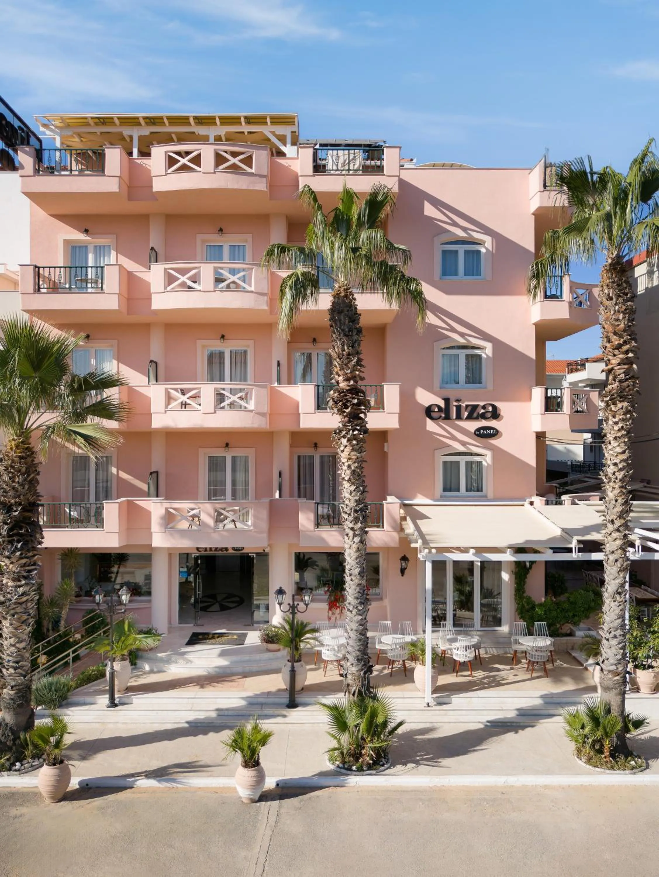 Facade/entrance in Eliza Hotel by Panel Hospitality