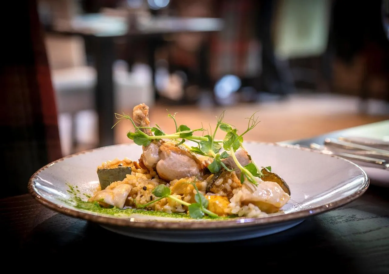 Food and drinks in The Mill Hotel Sudbury