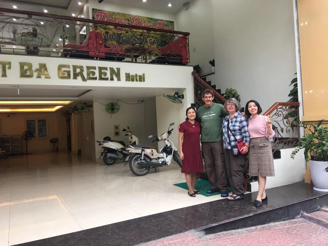 Staff in Cat Ba Green Hotel