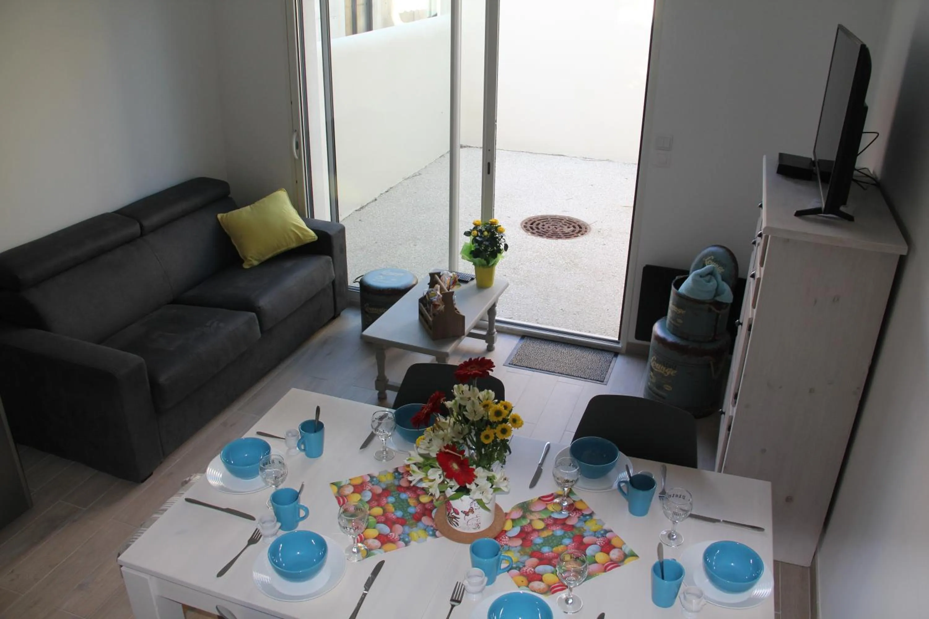 Living room in Le Clos du Square - climatisé