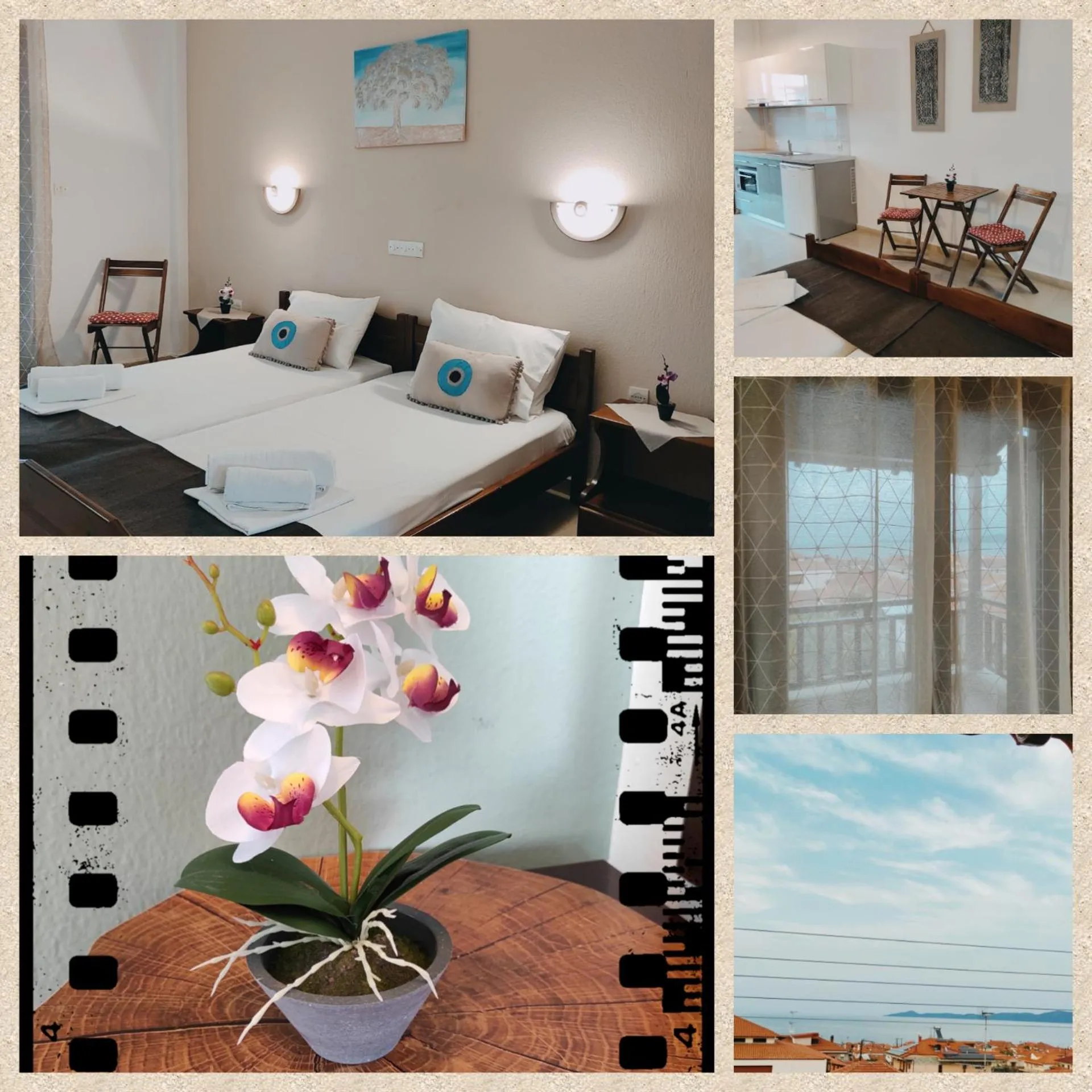 View (from property/room), Bed in Hotel Alexandra