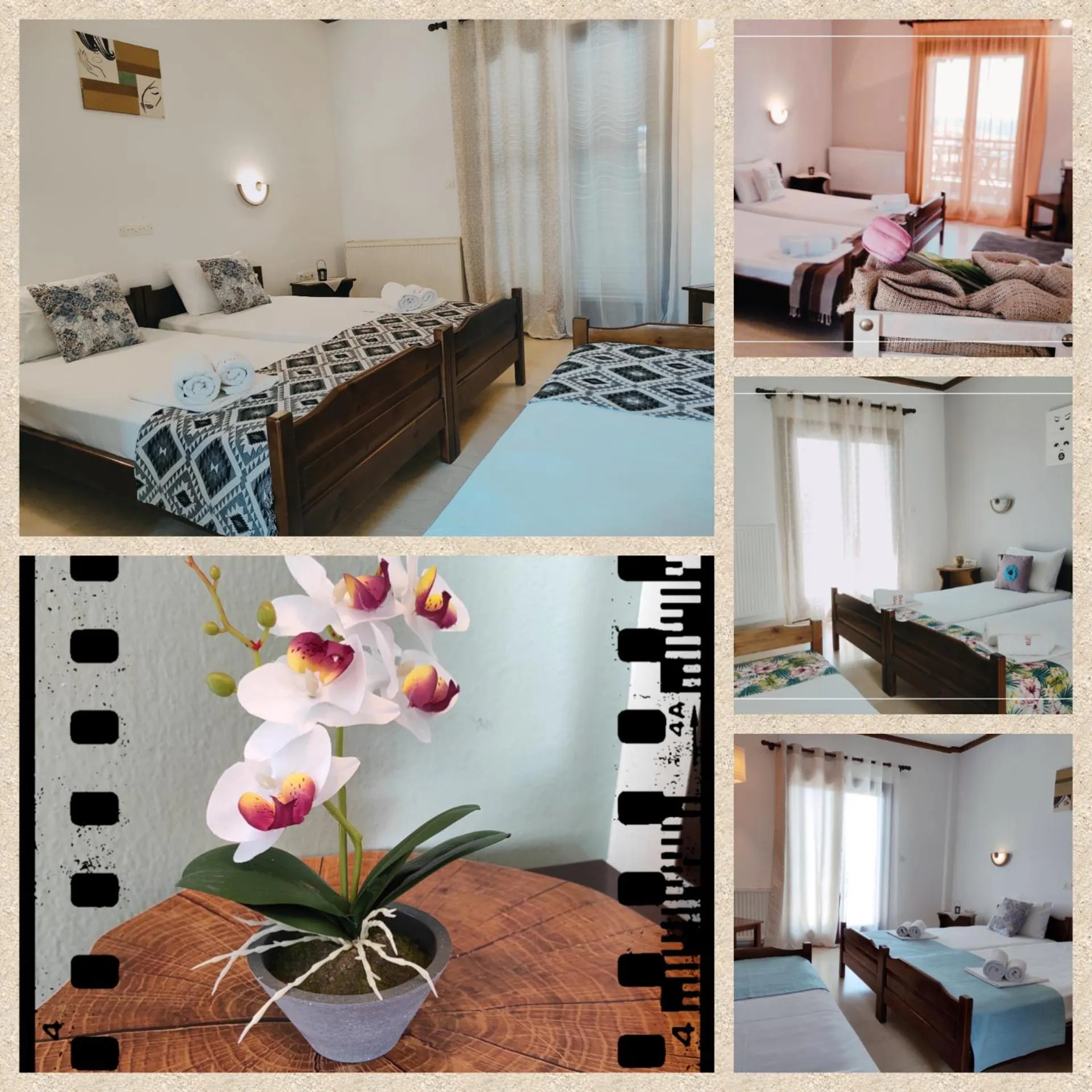 Decorative detail, Bed in Hotel Alexandra