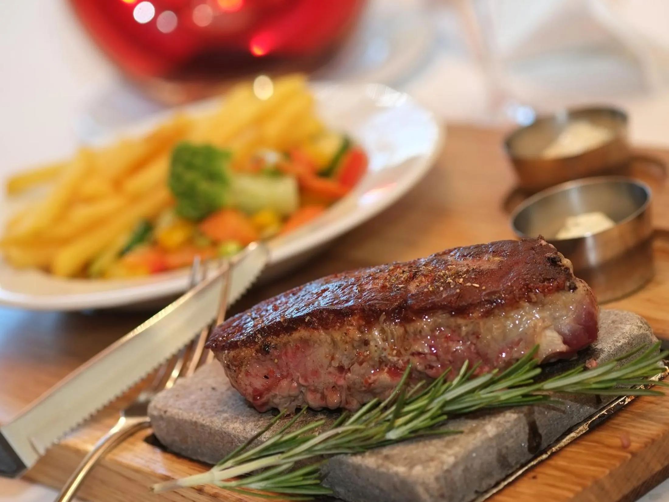 Food close-up in Hotel Brauerei Frohsinn