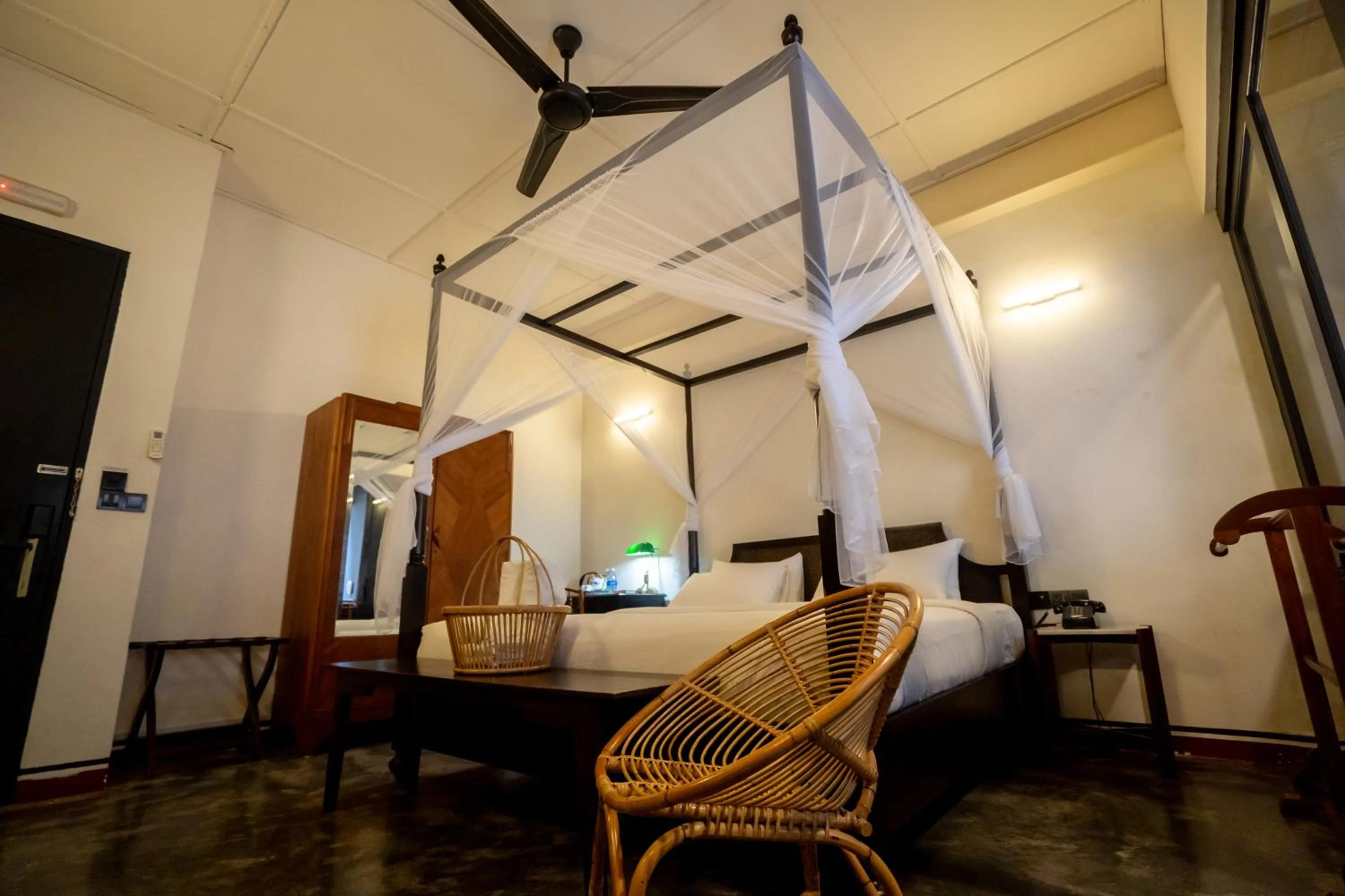 Bed in Tian Jing Hotel