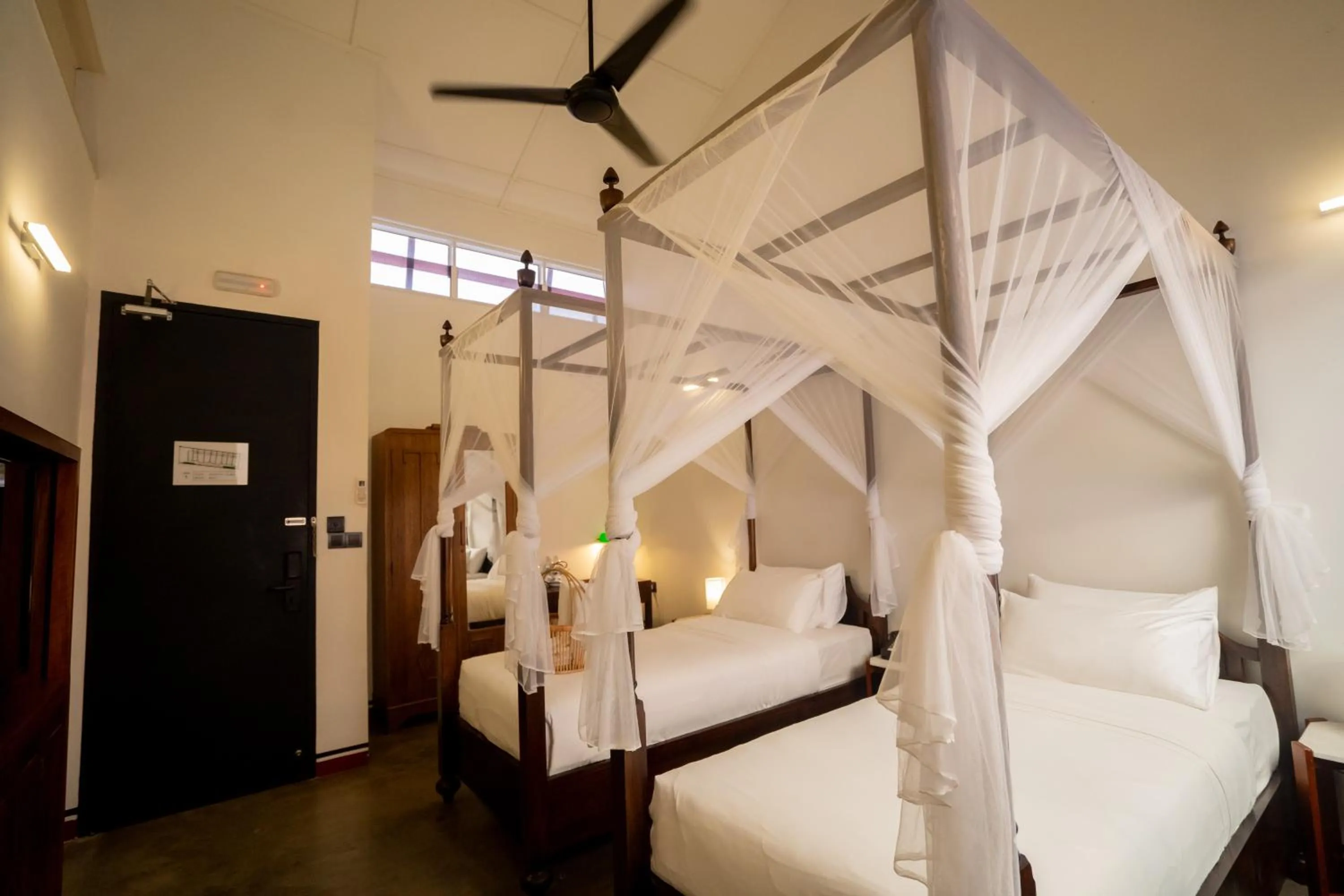 Bed in Tian Jing Hotel