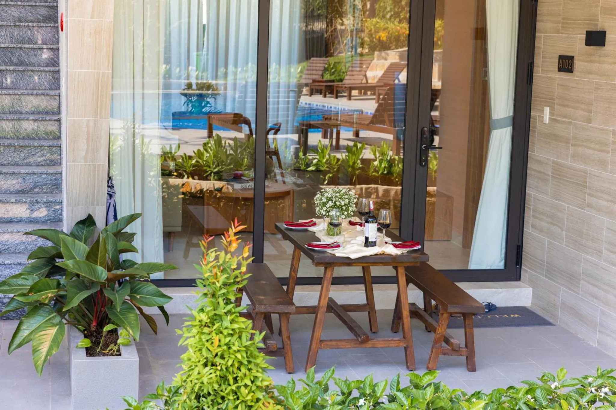 Balcony/Terrace in Gaia Hotel Phu Quoc