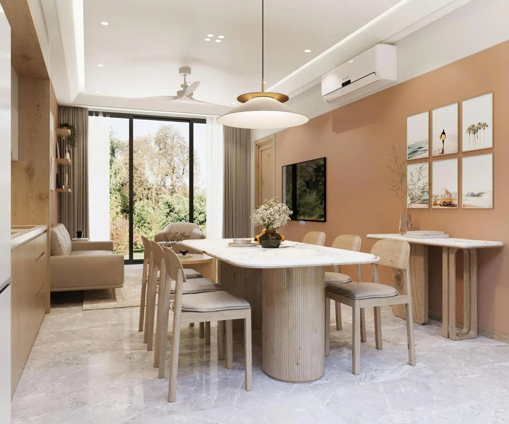 Living room in Gaia Hotel Phu Quoc