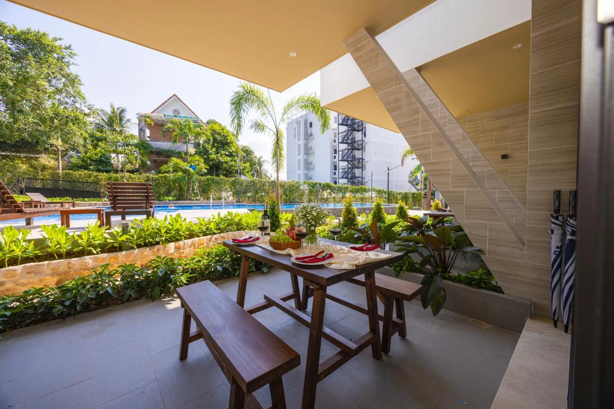 Swimming pool in Gaia Hotel Phu Quoc