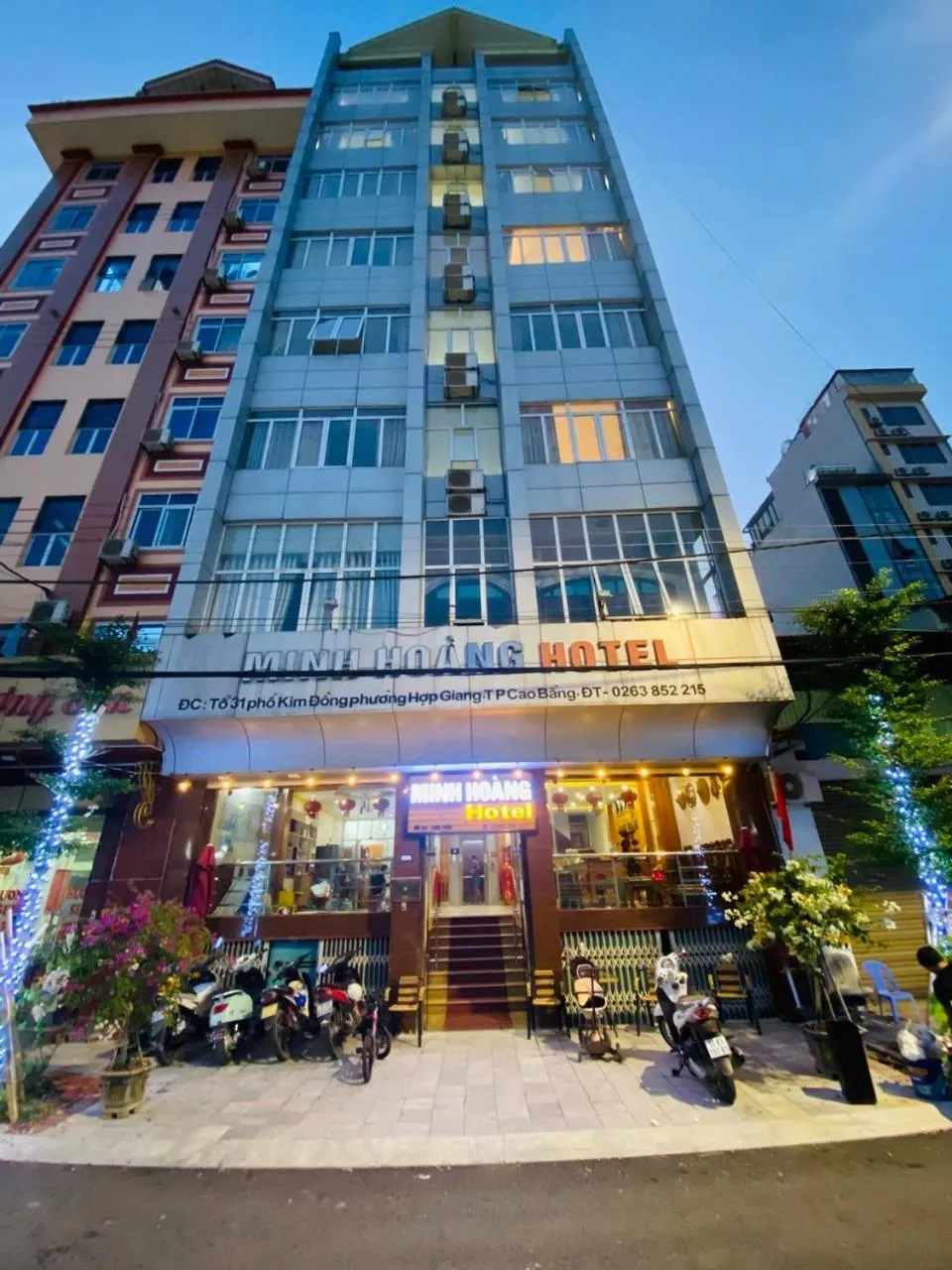 Property building in Minh Hoang Hotel & Homestay