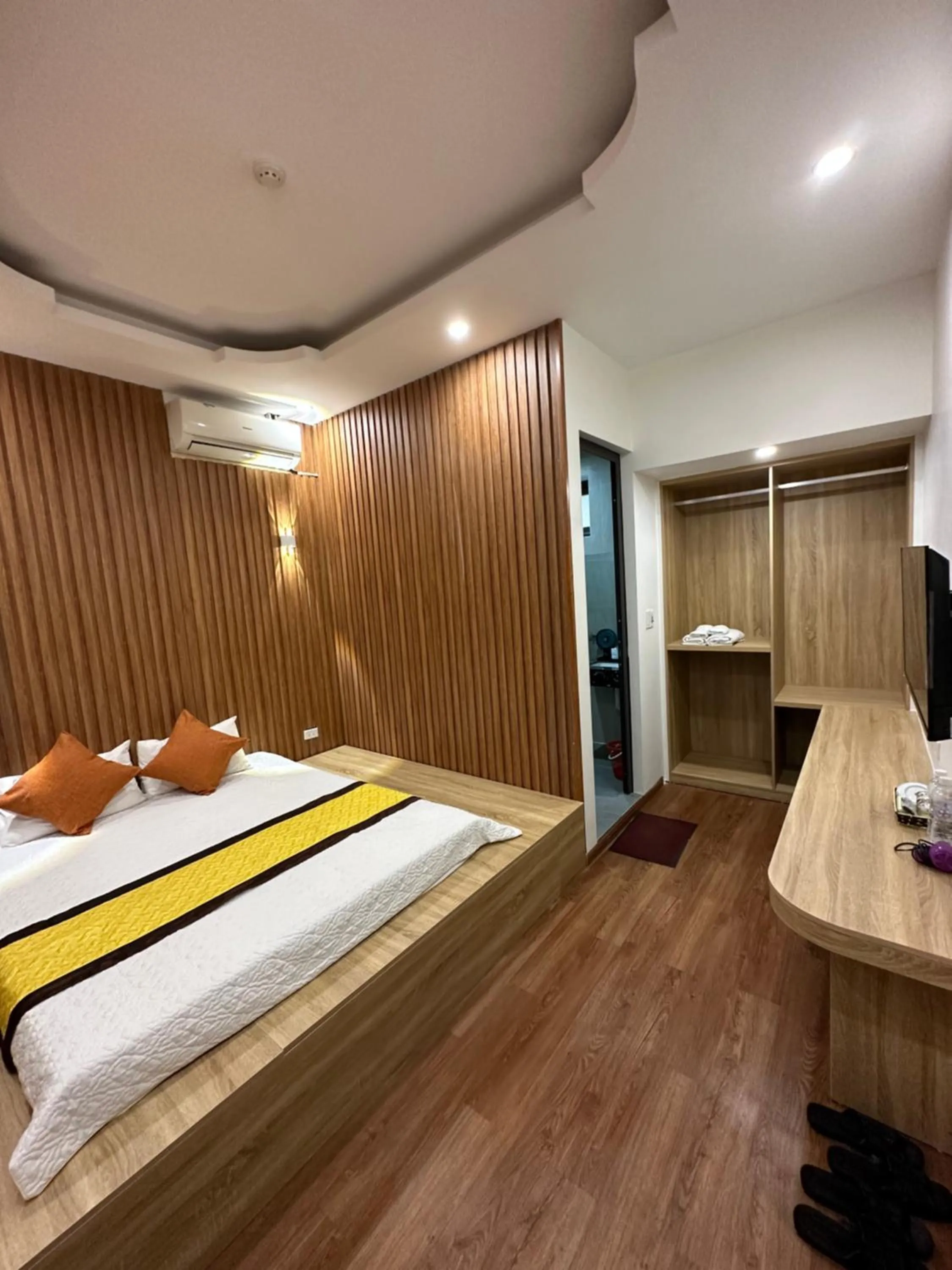 Bed in Minh Hoang Hotel & Homestay