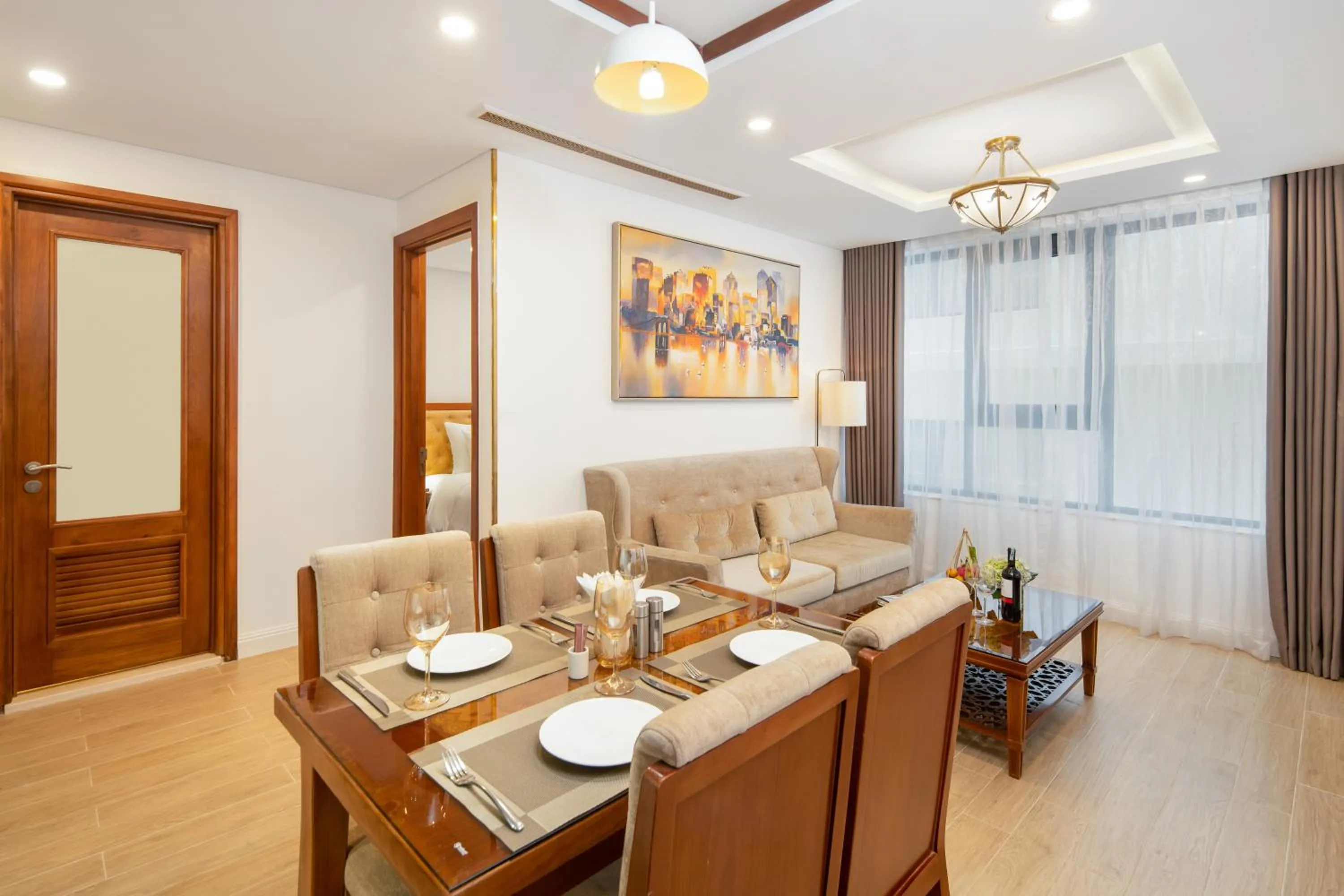 Living room in Paris Deli Danang Beach Hotel