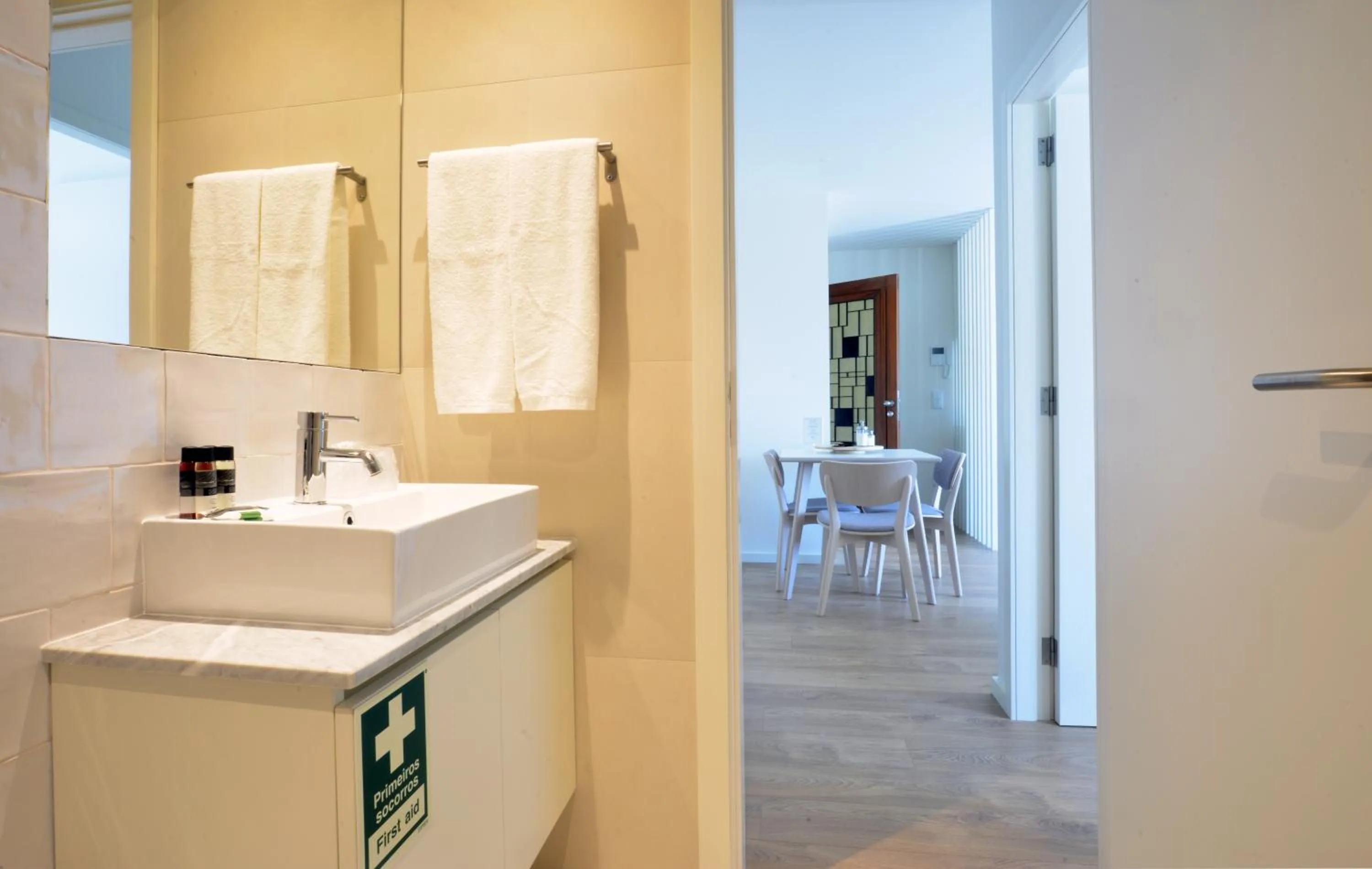 Bathroom in Spot Family Apartments