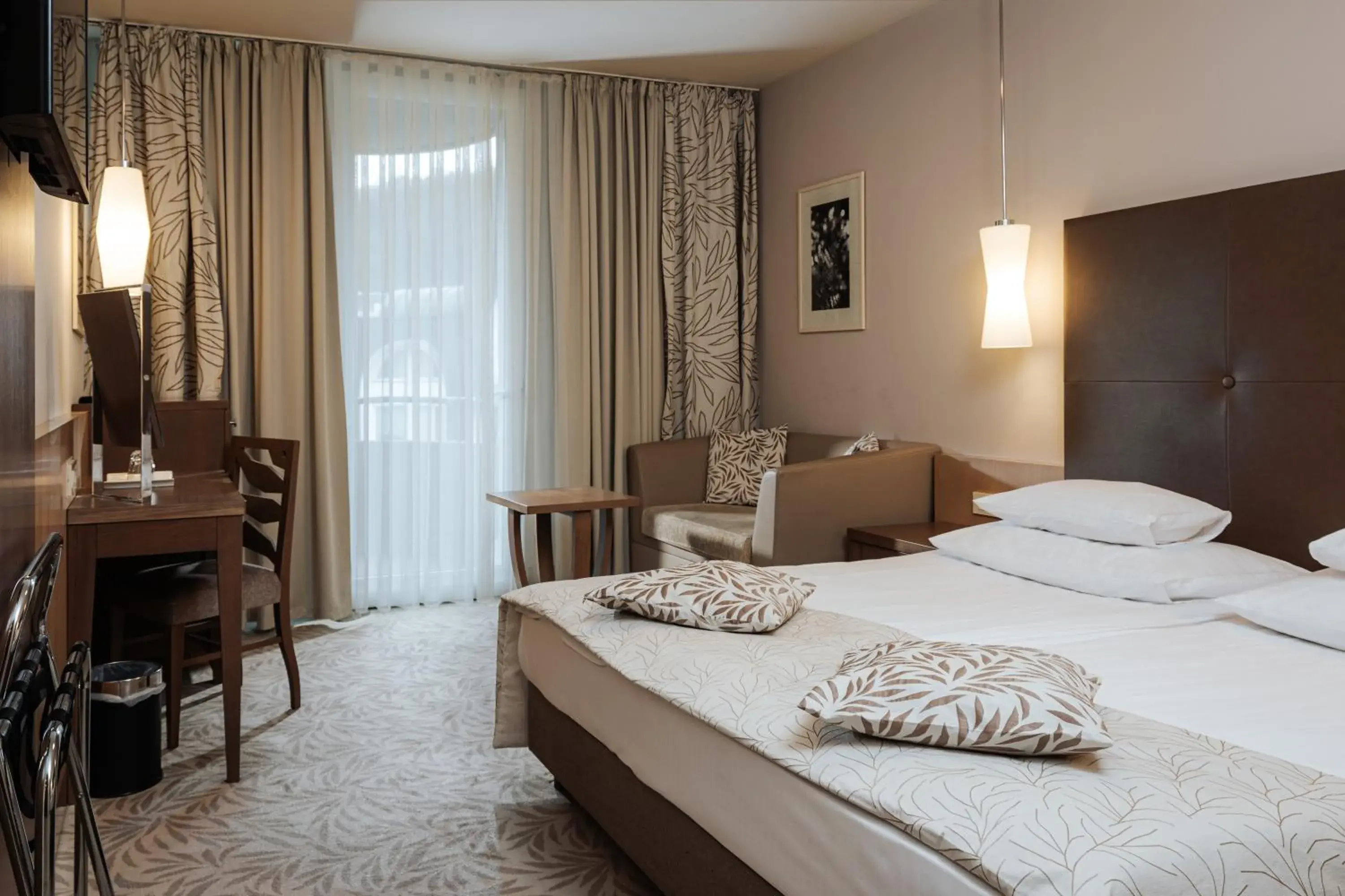 Luxury Double Room Grand with Balcony - single occupancy in Grand Hotel Sava Superior Luxury Double Room Grand with Balcony - single occupancy in Grand Hotel Sava Superior