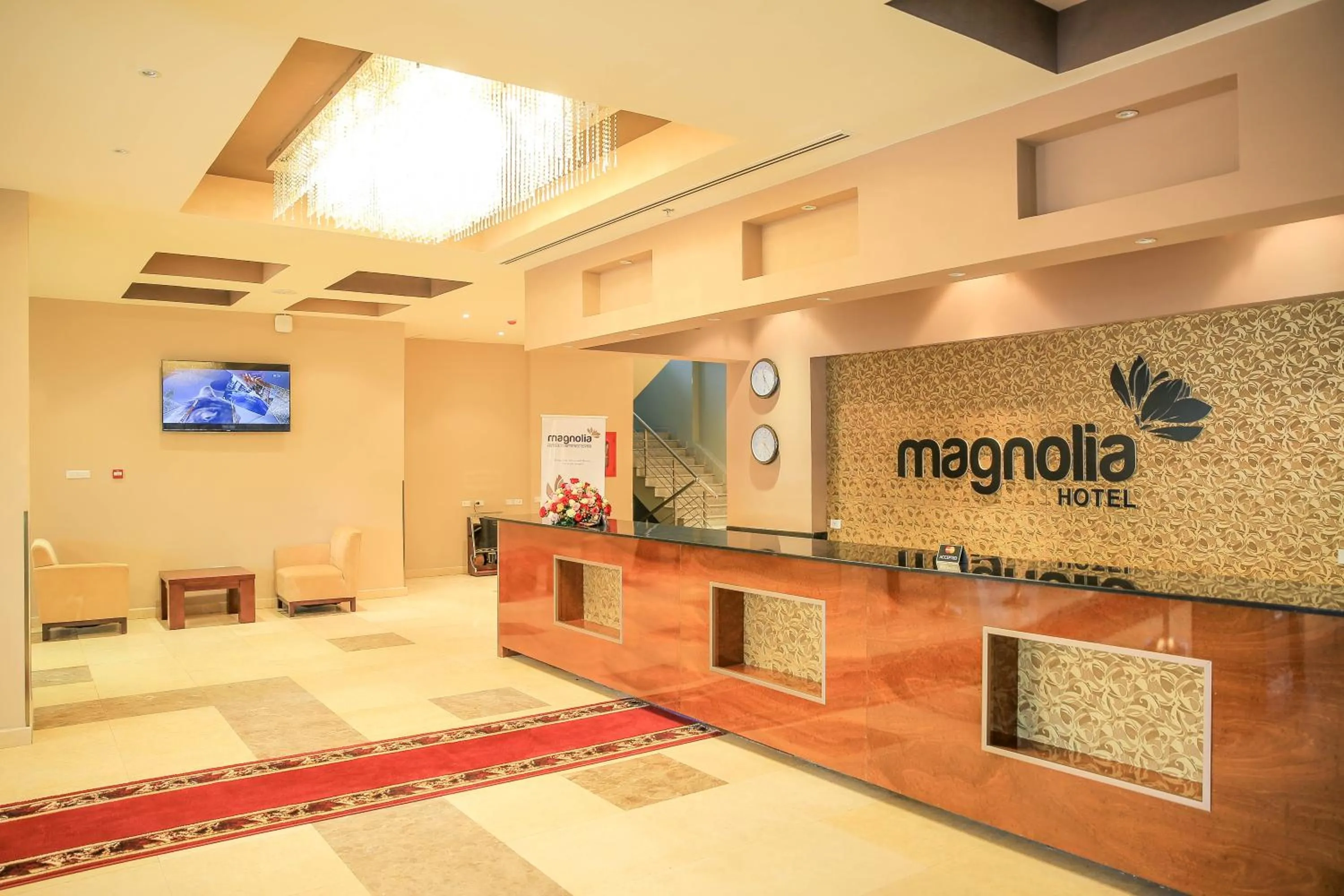 Lobby or reception in Magnolia Hotel & Conference Center