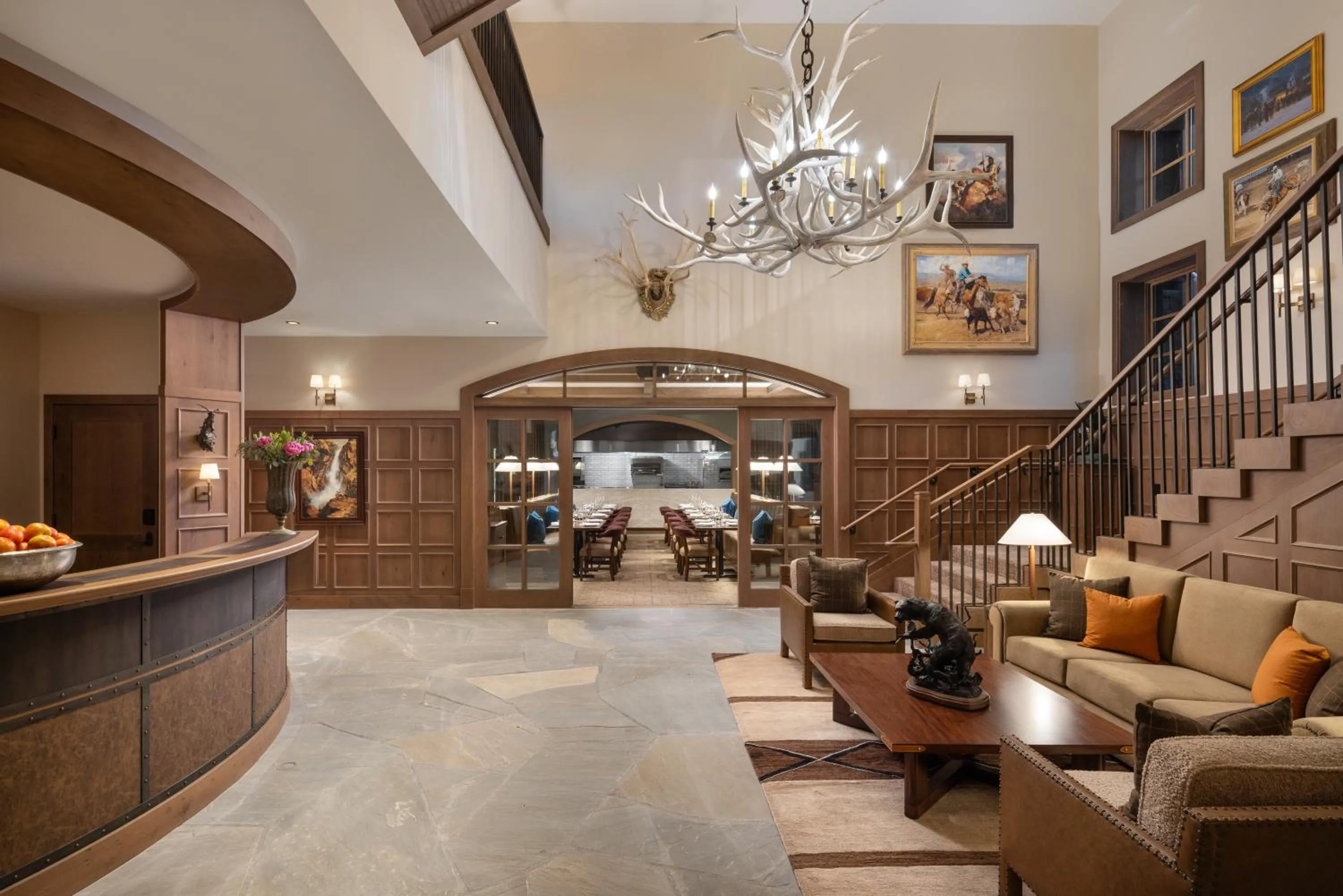 Lobby or reception in The Rusty Parrot Lodge and Spa