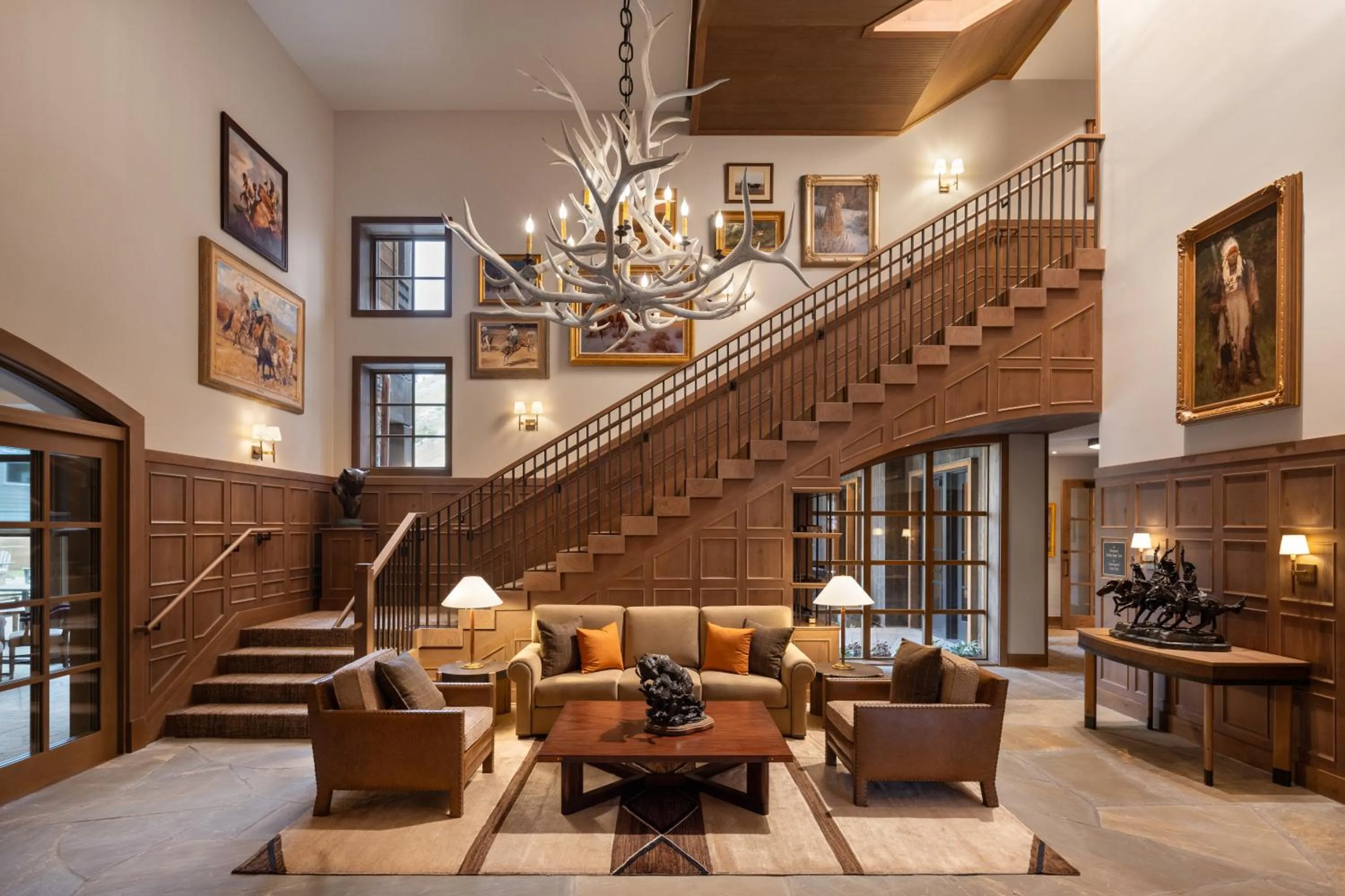 Lobby or reception in The Rusty Parrot Lodge and Spa