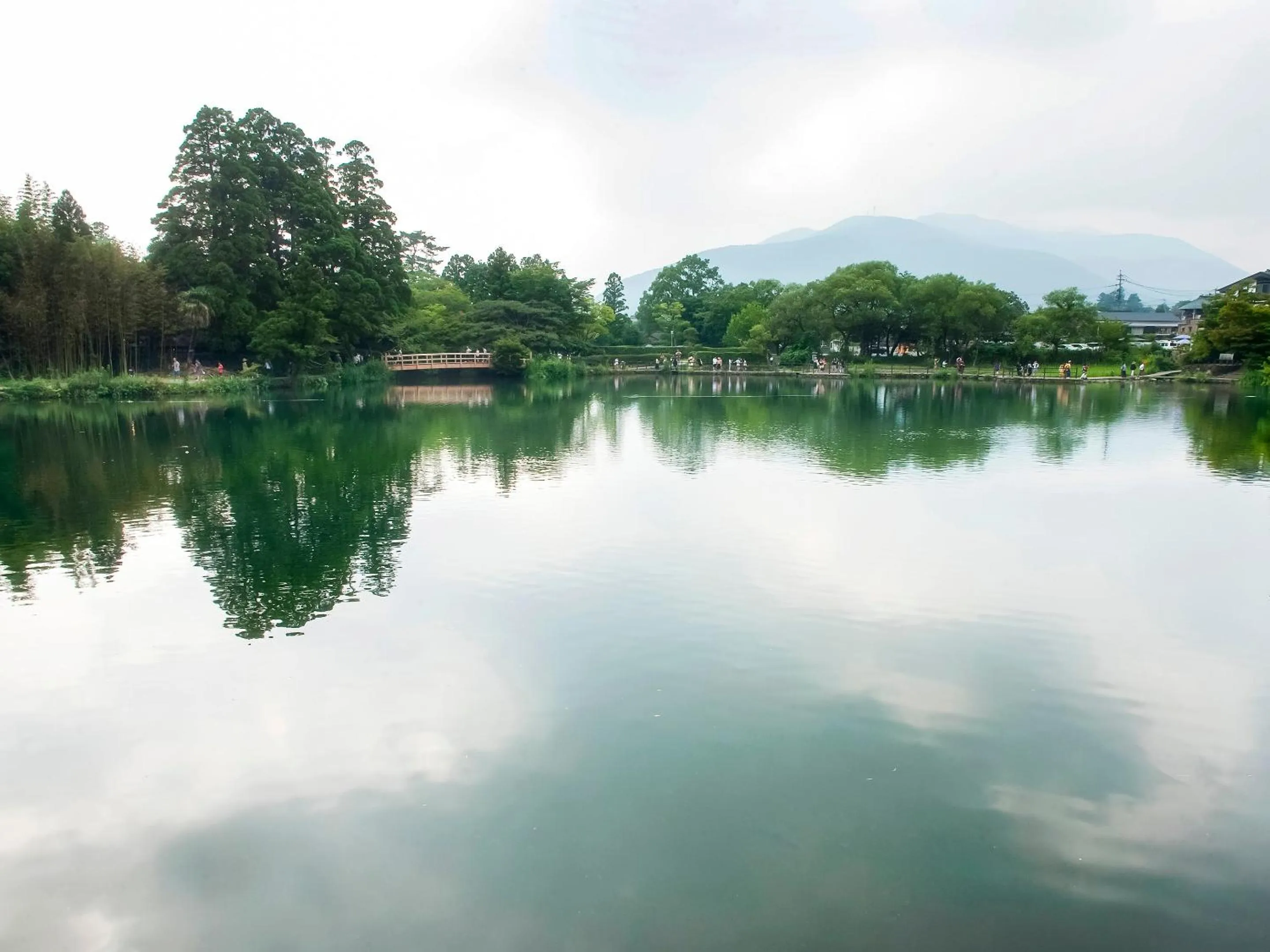 Lake view in Pension Kinrinko Toyonokuni