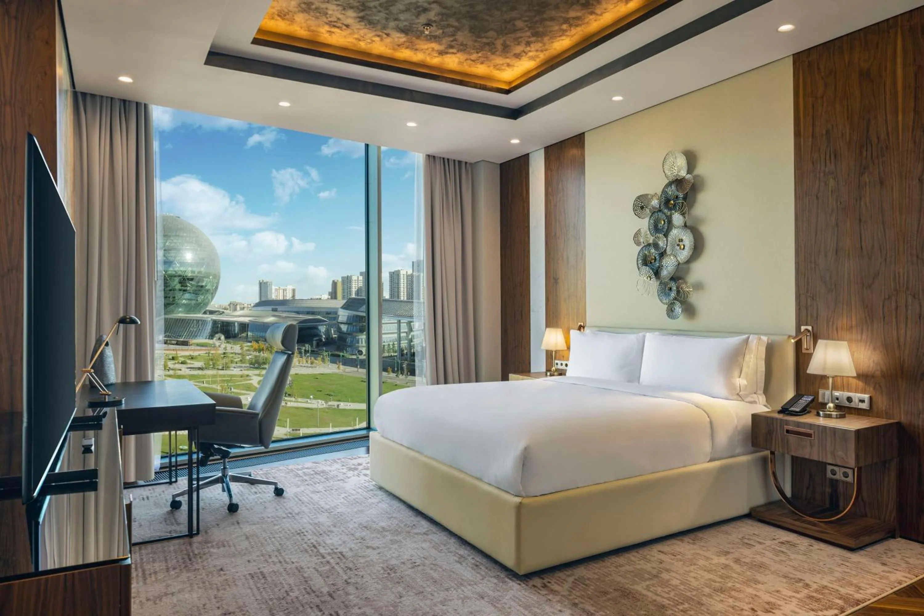 Bed in Hilton Astana