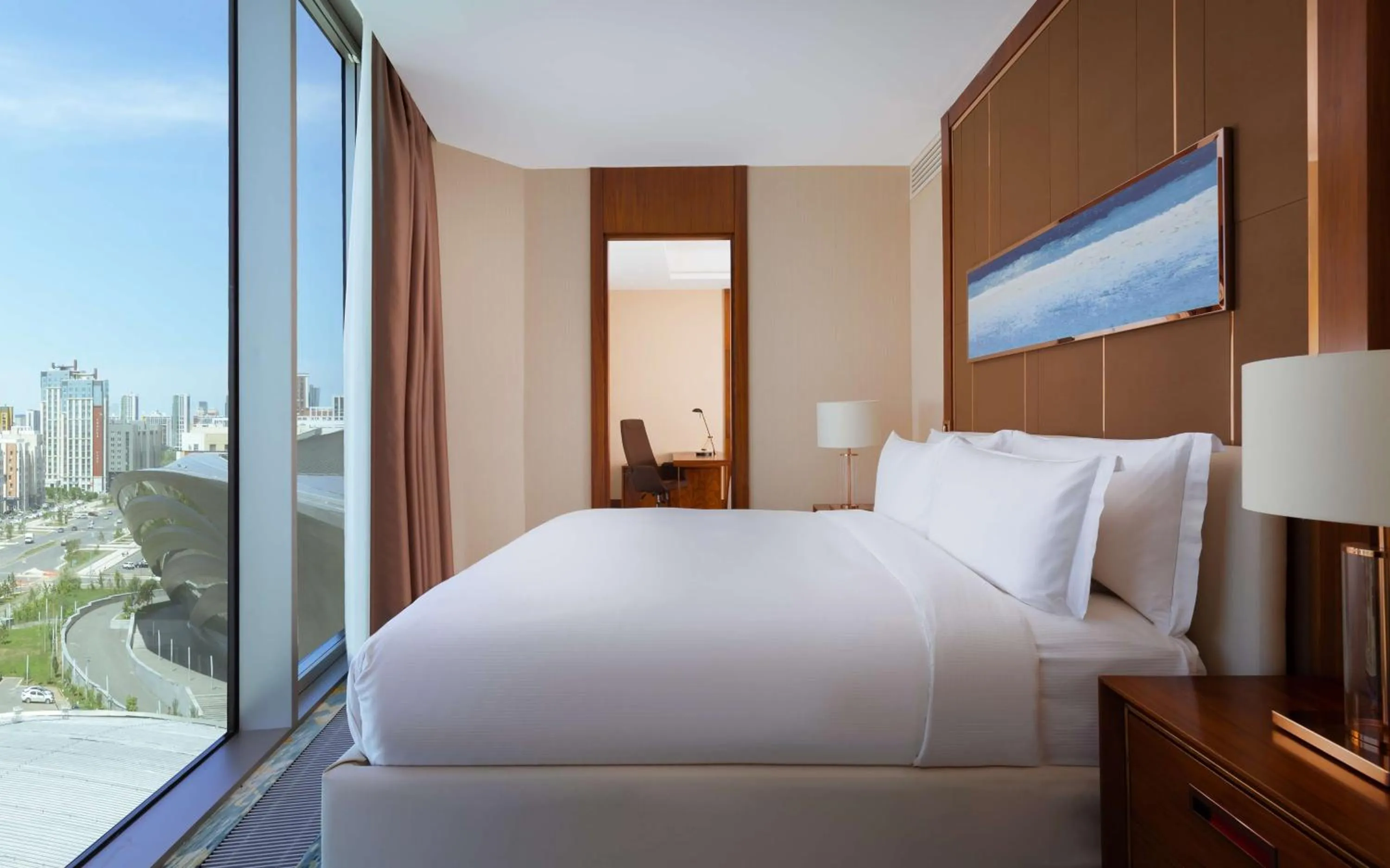 Bed in Hilton Astana