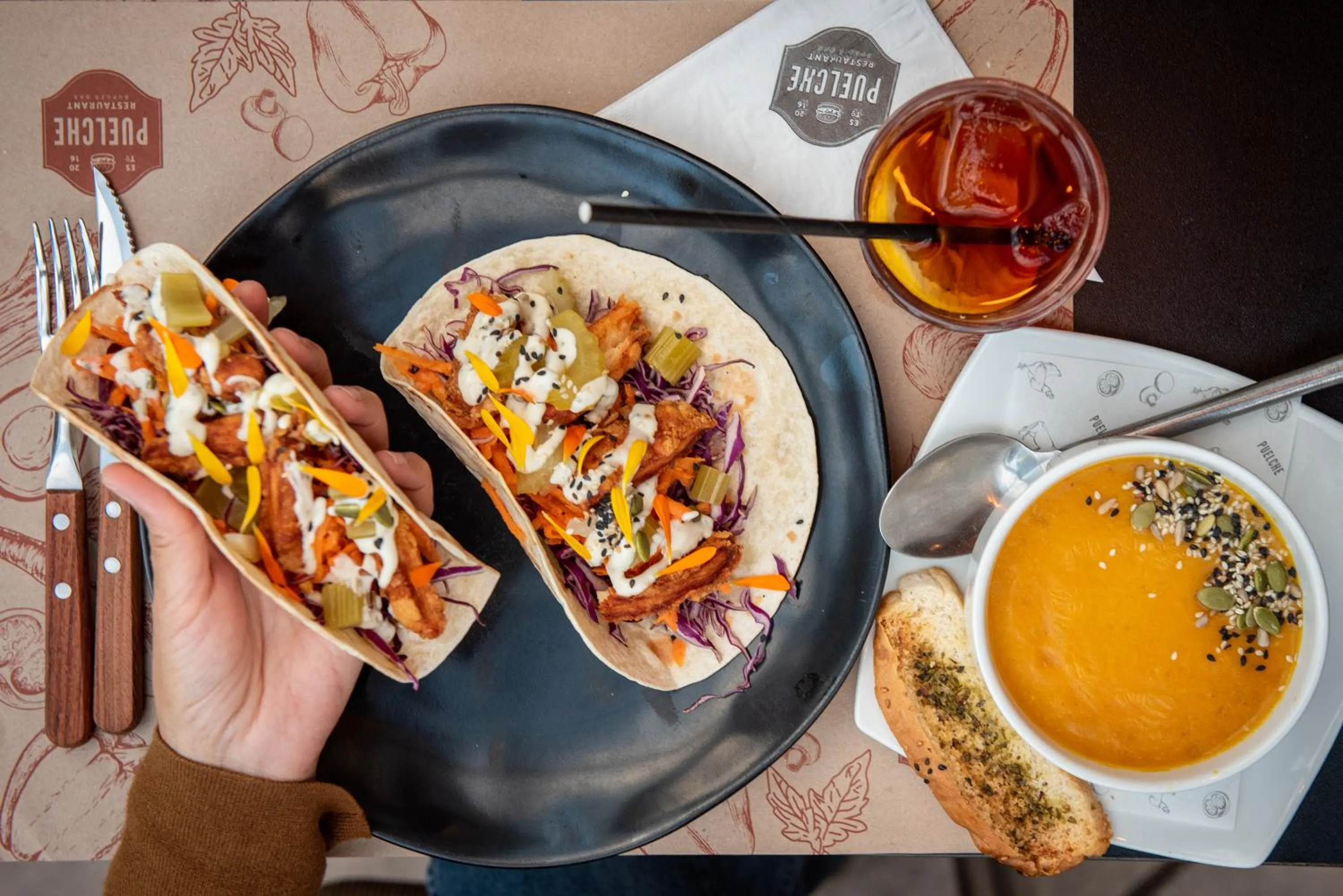 Restaurant/places to eat in Hotel Puelche