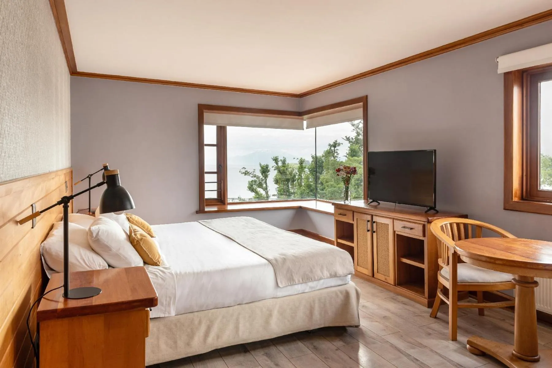 Bed in Hotel Puelche