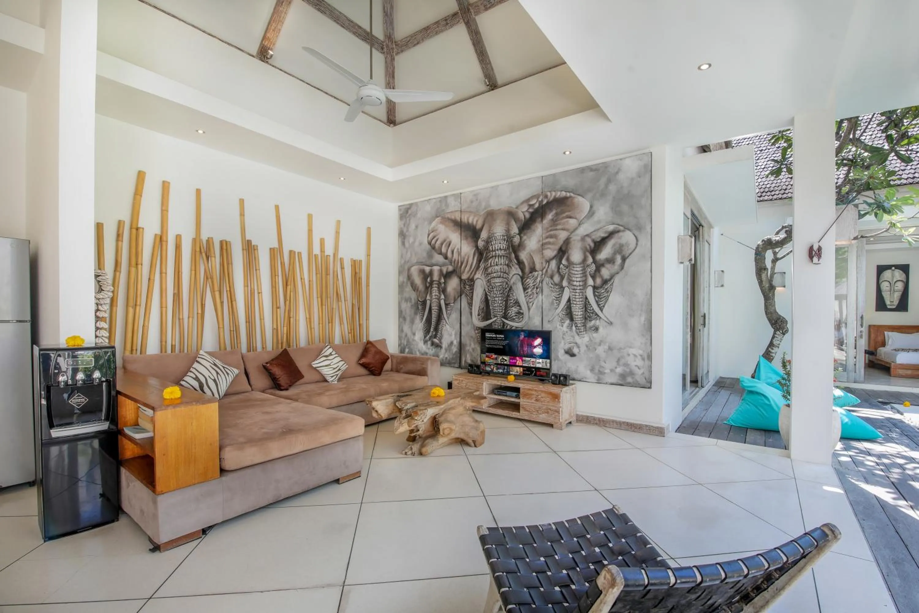 Living room in Villa Safari