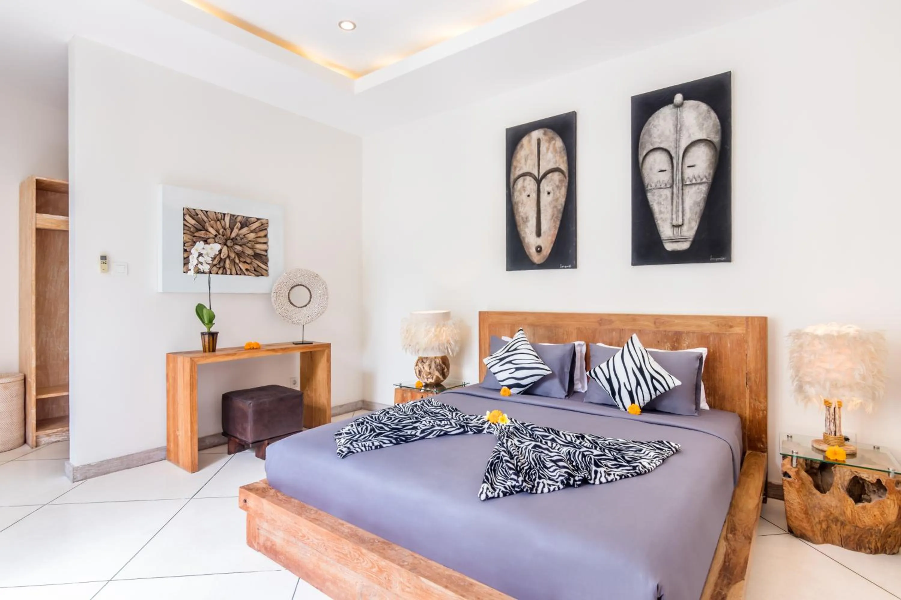 Bedroom, Bed in Villa Safari