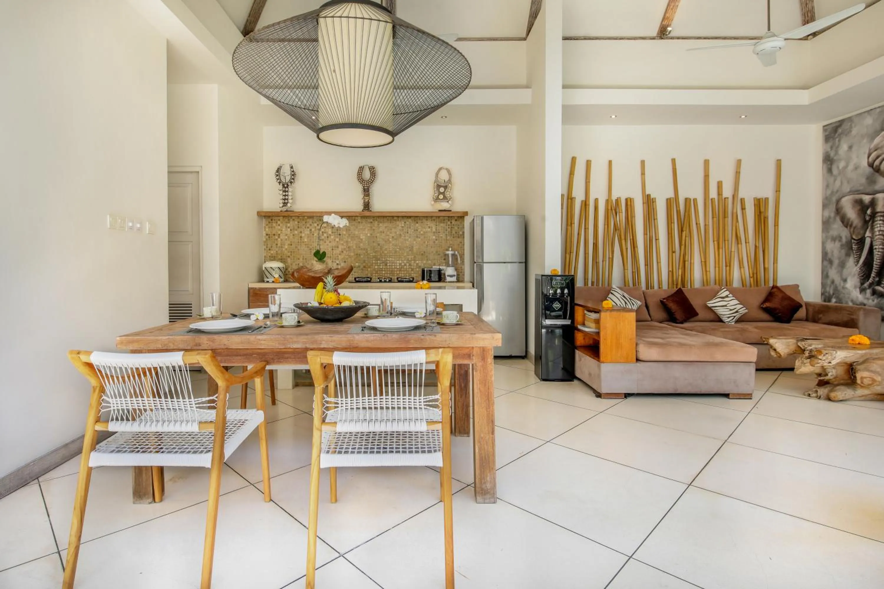 Living room in Villa Safari