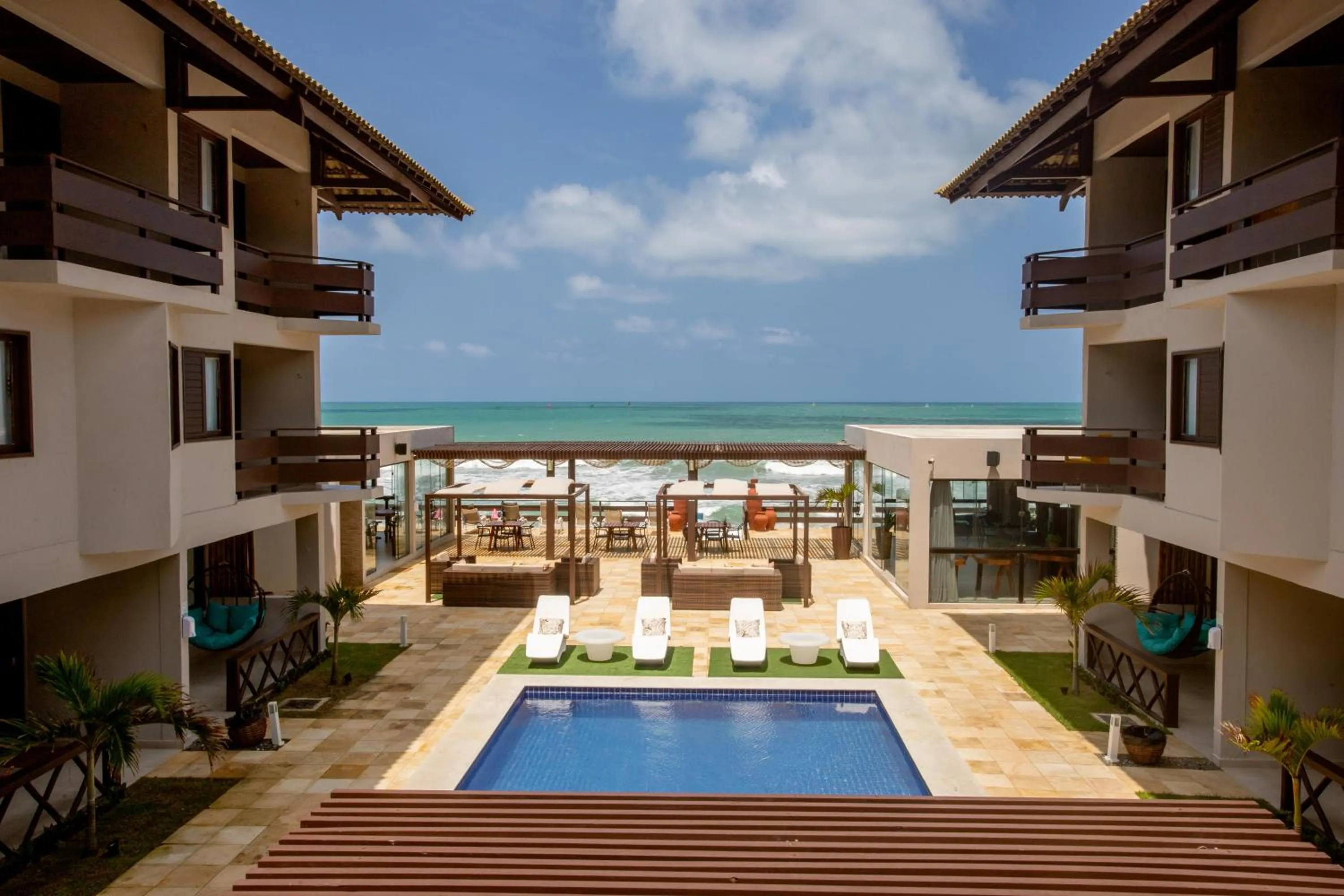 Pool view in Pousada Marajuba - Adults Only