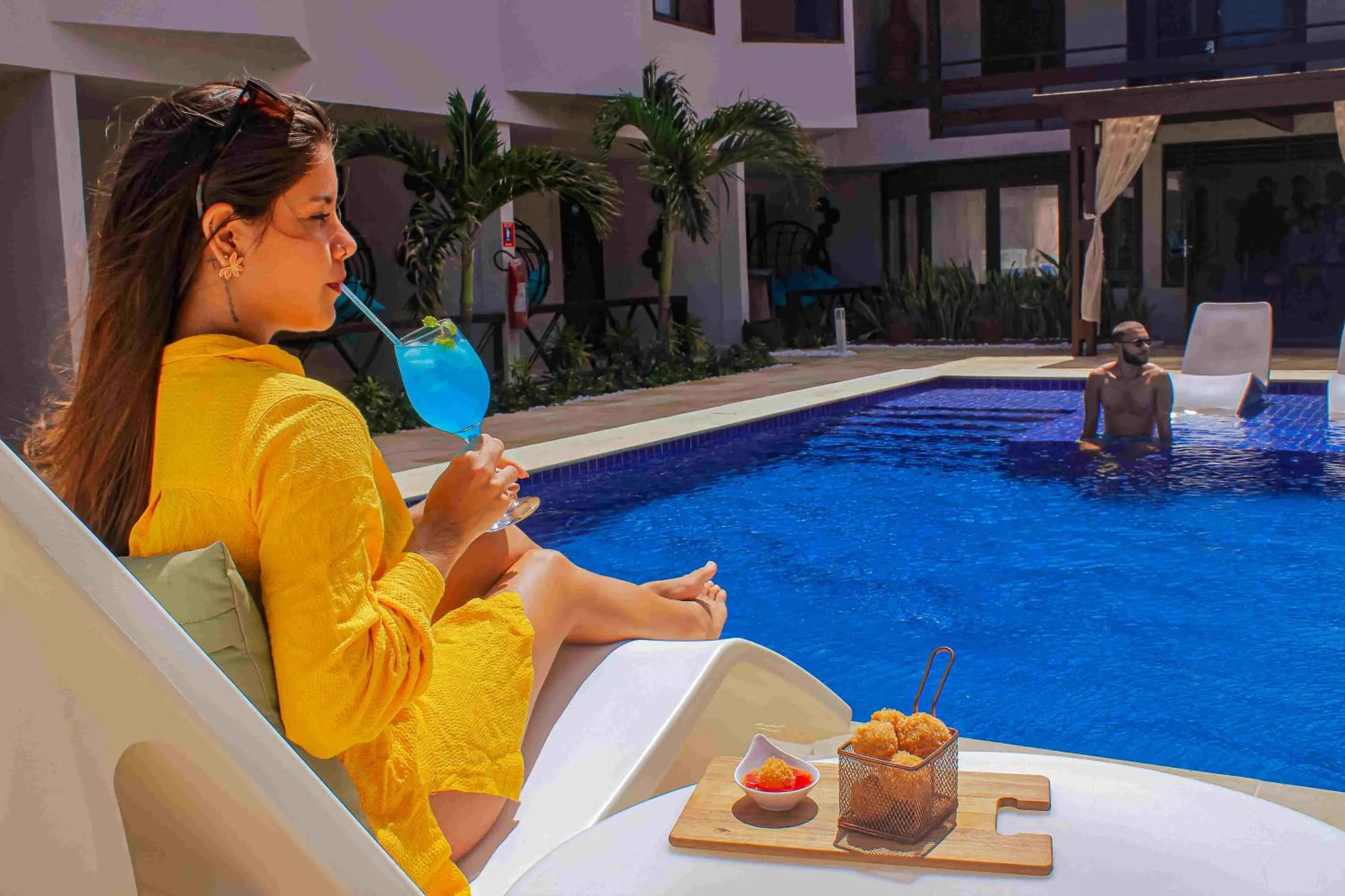 Swimming pool in Pousada Marajuba - Adults Only