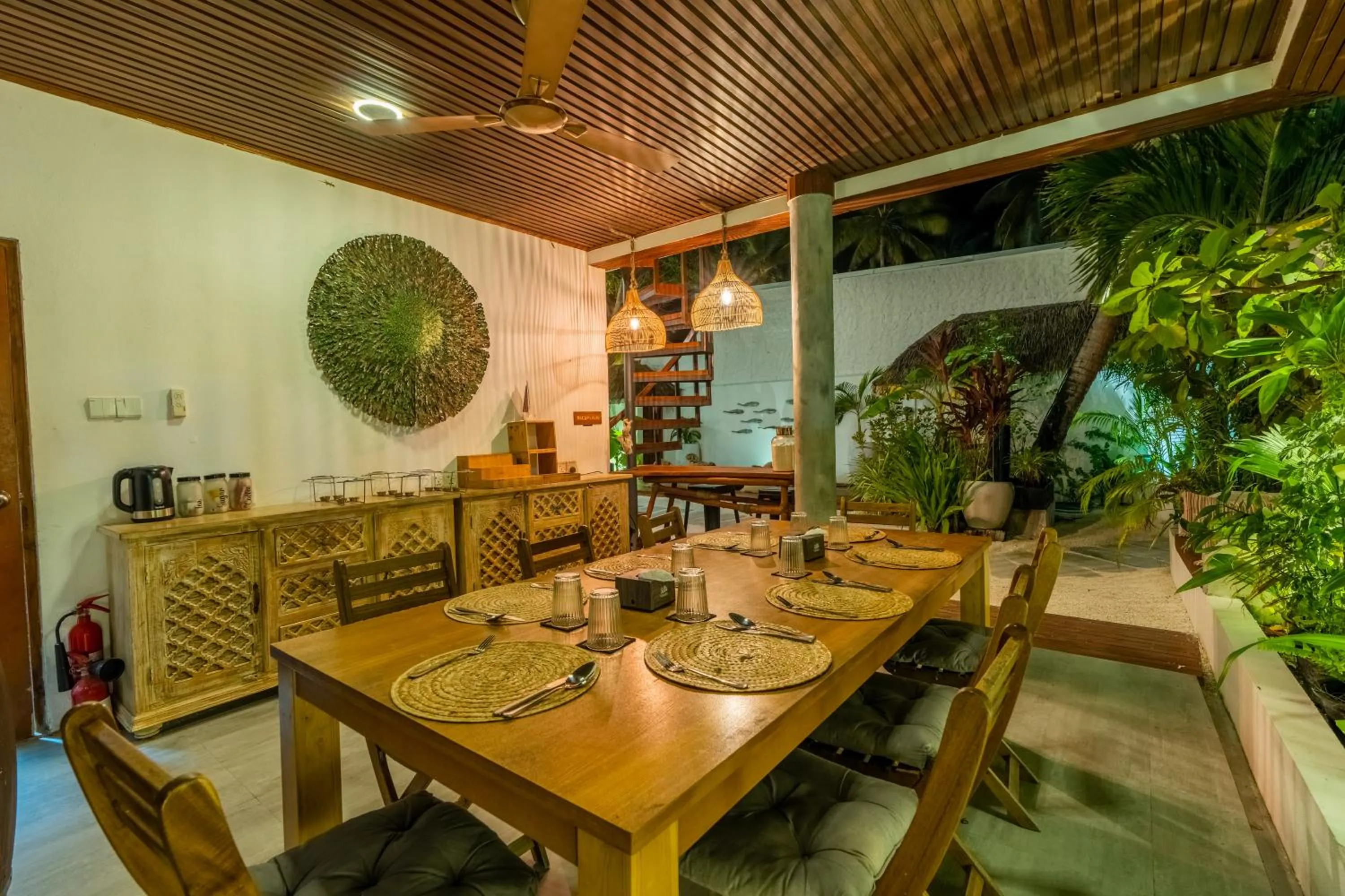 Seating area in Veli Vilaa