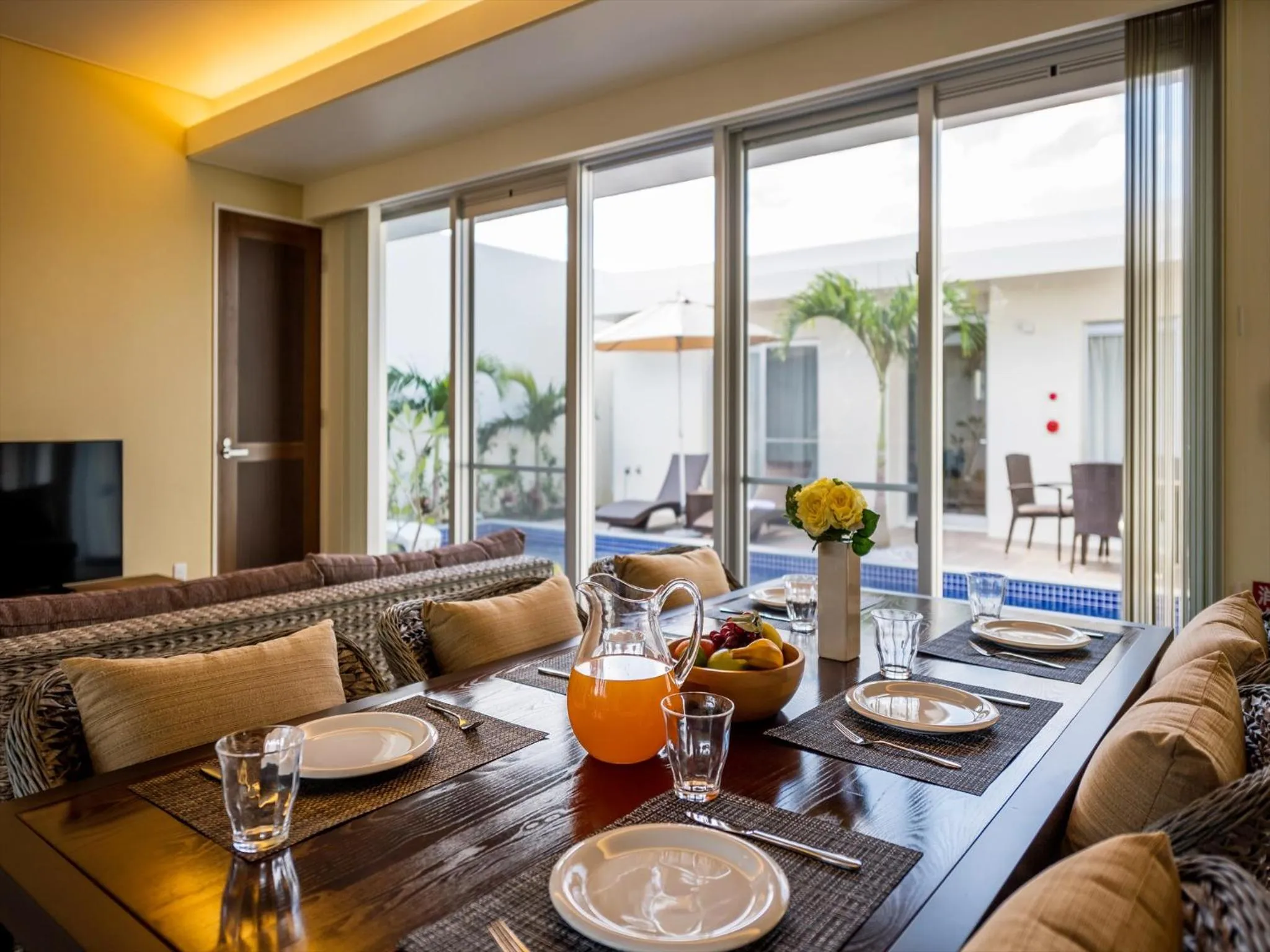 Living room in Ahman Suite Villa Sumuide