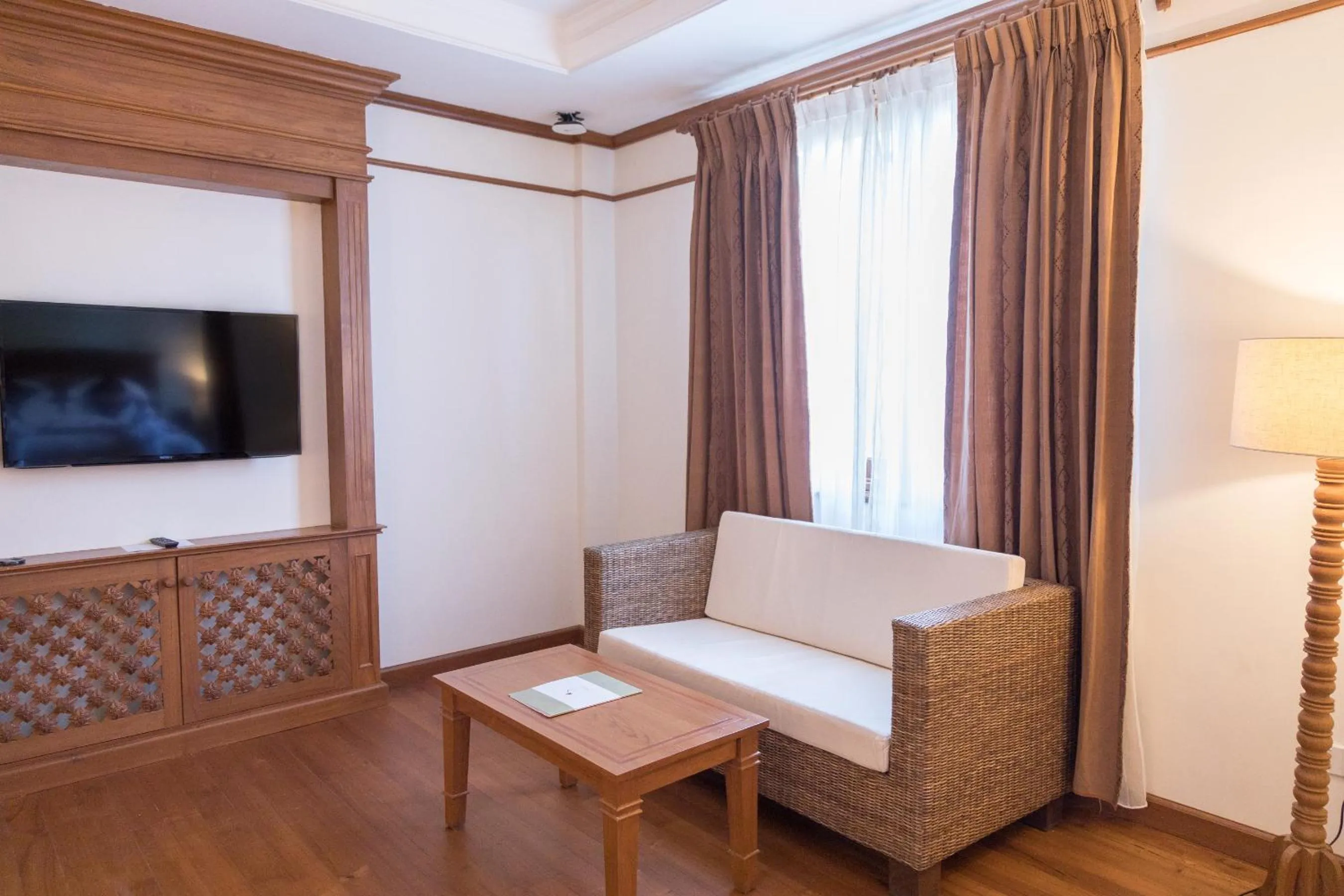 Living room in Heritage Bagan Hotel