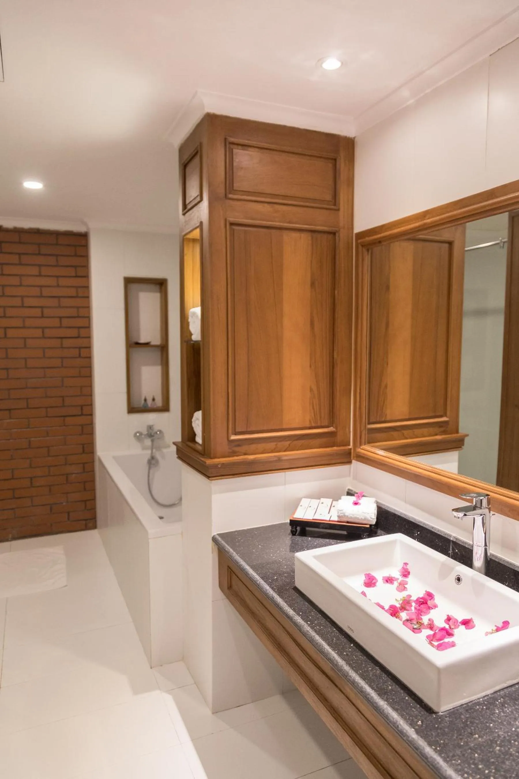 Bathroom in Heritage Bagan Hotel