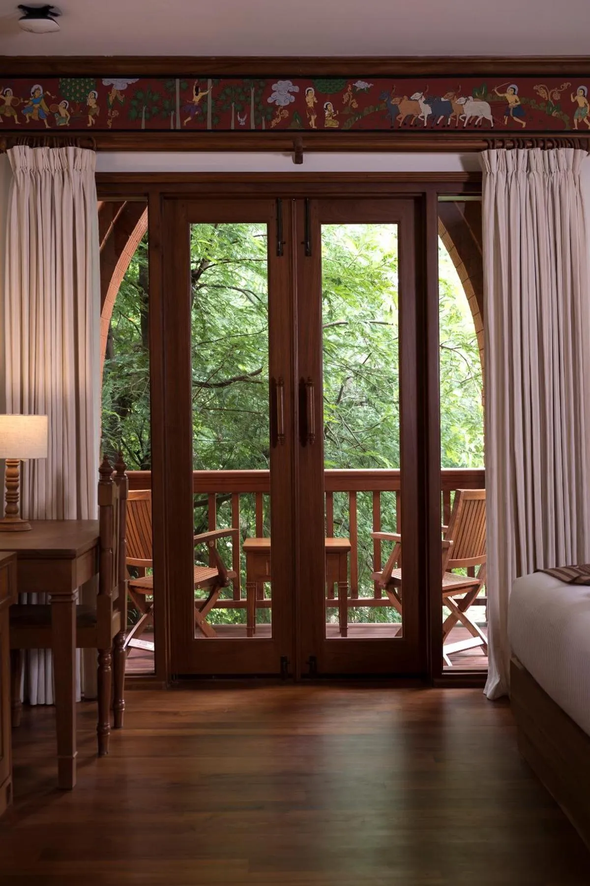 Garden view in Heritage Bagan Hotel