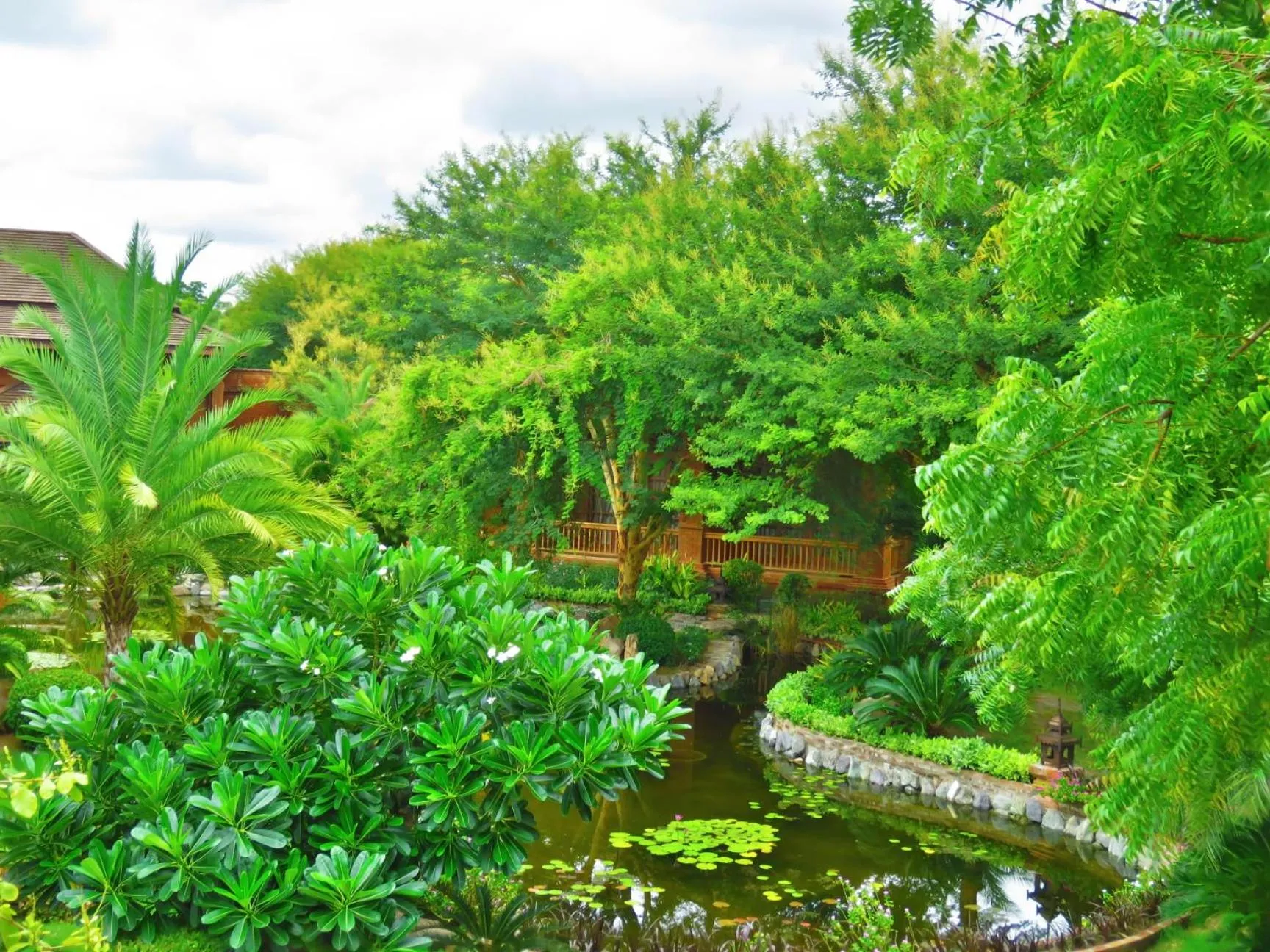 Lake view in Heritage Bagan Hotel