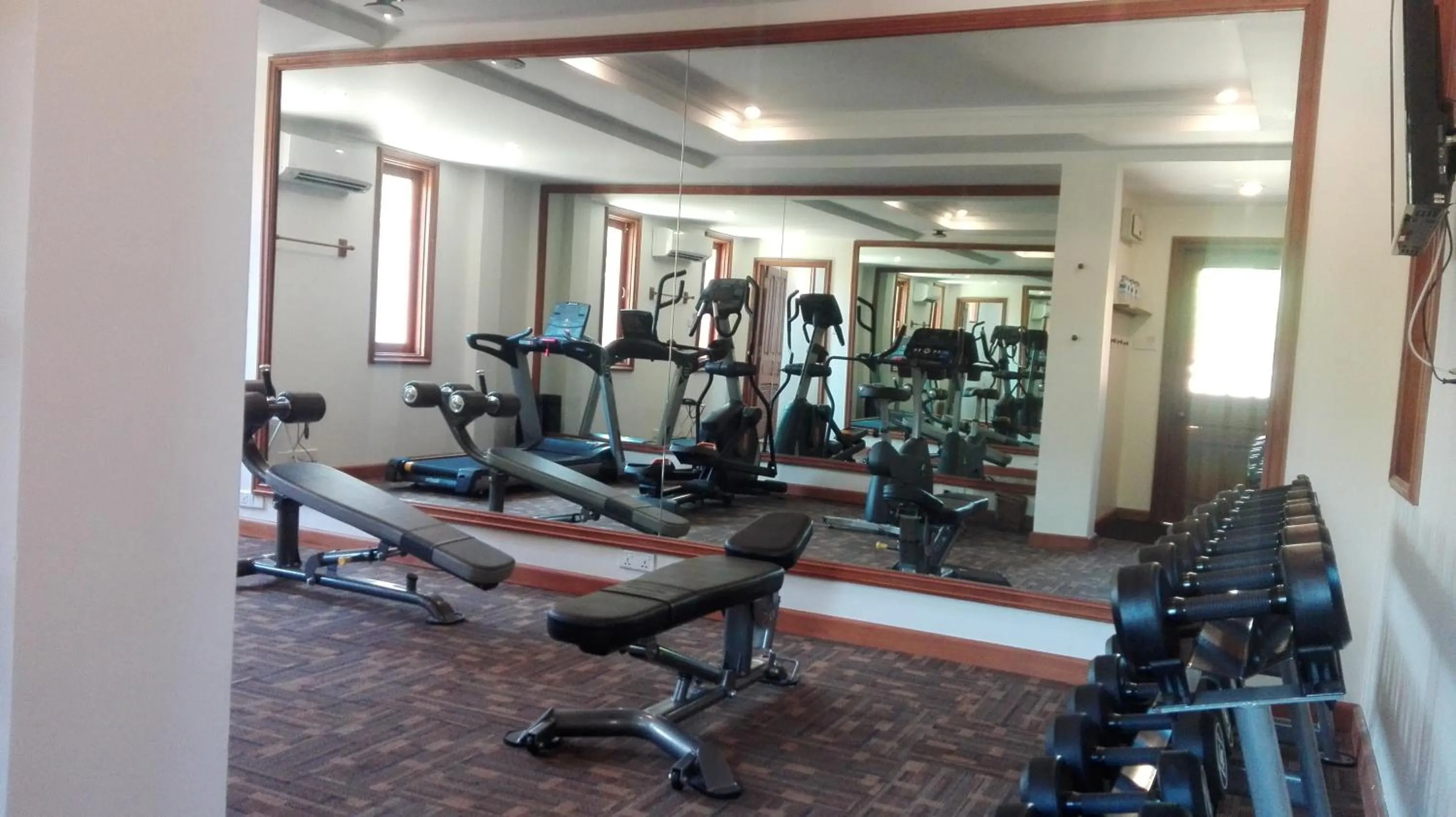 Fitness centre/facilities in Heritage Bagan Hotel