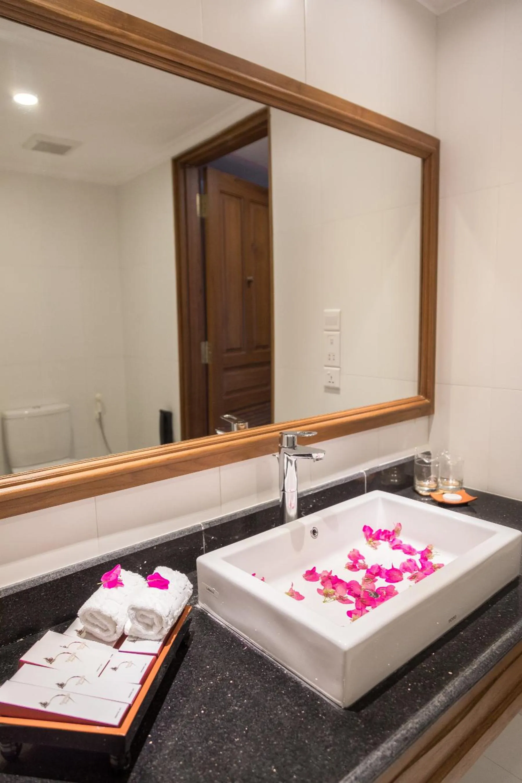 Bathroom in Heritage Bagan Hotel