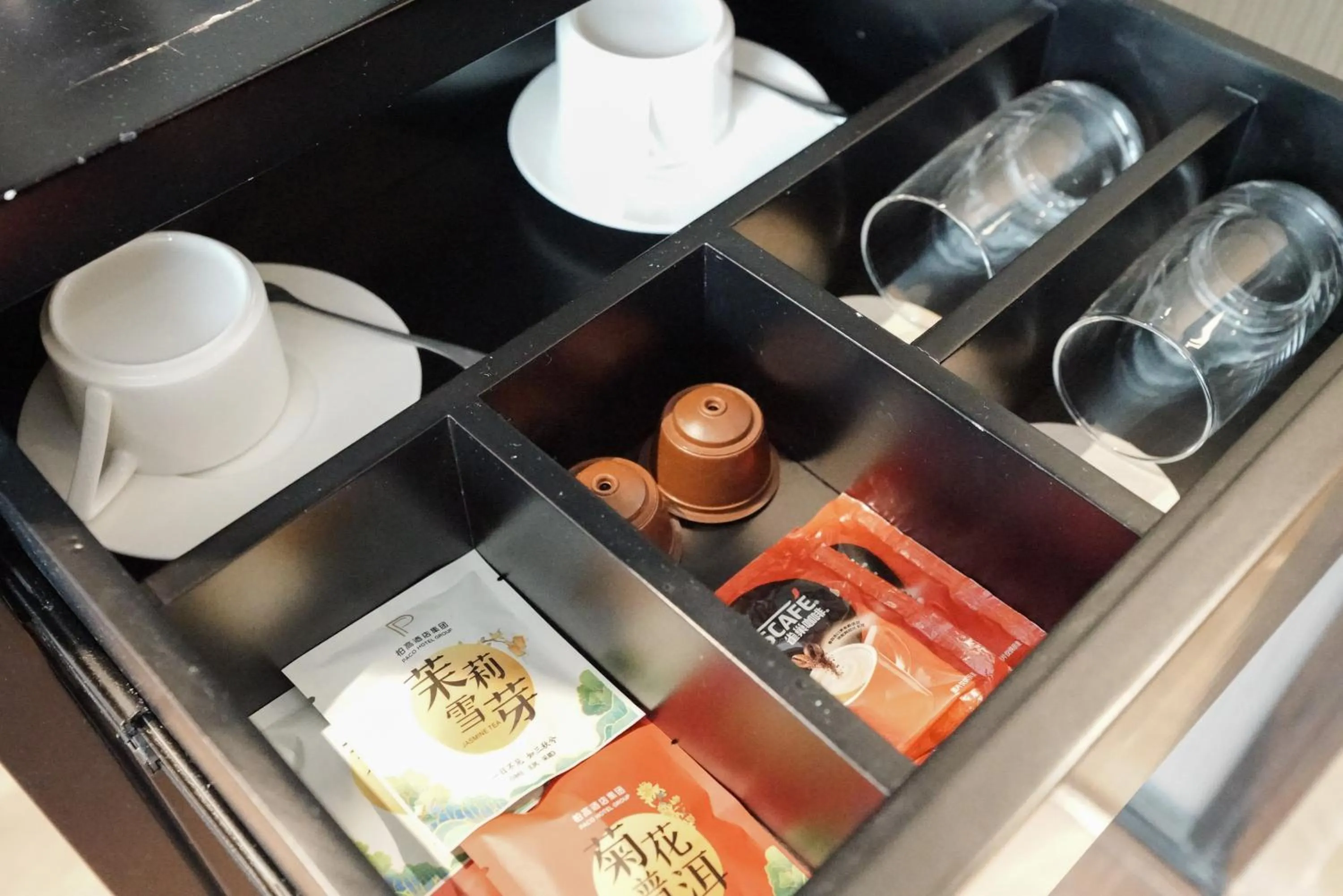Coffee/tea facilities in Paco Hotel Datang Metro Guangzhou-Free breakfast and proximity to Pazhou Exhibition Center