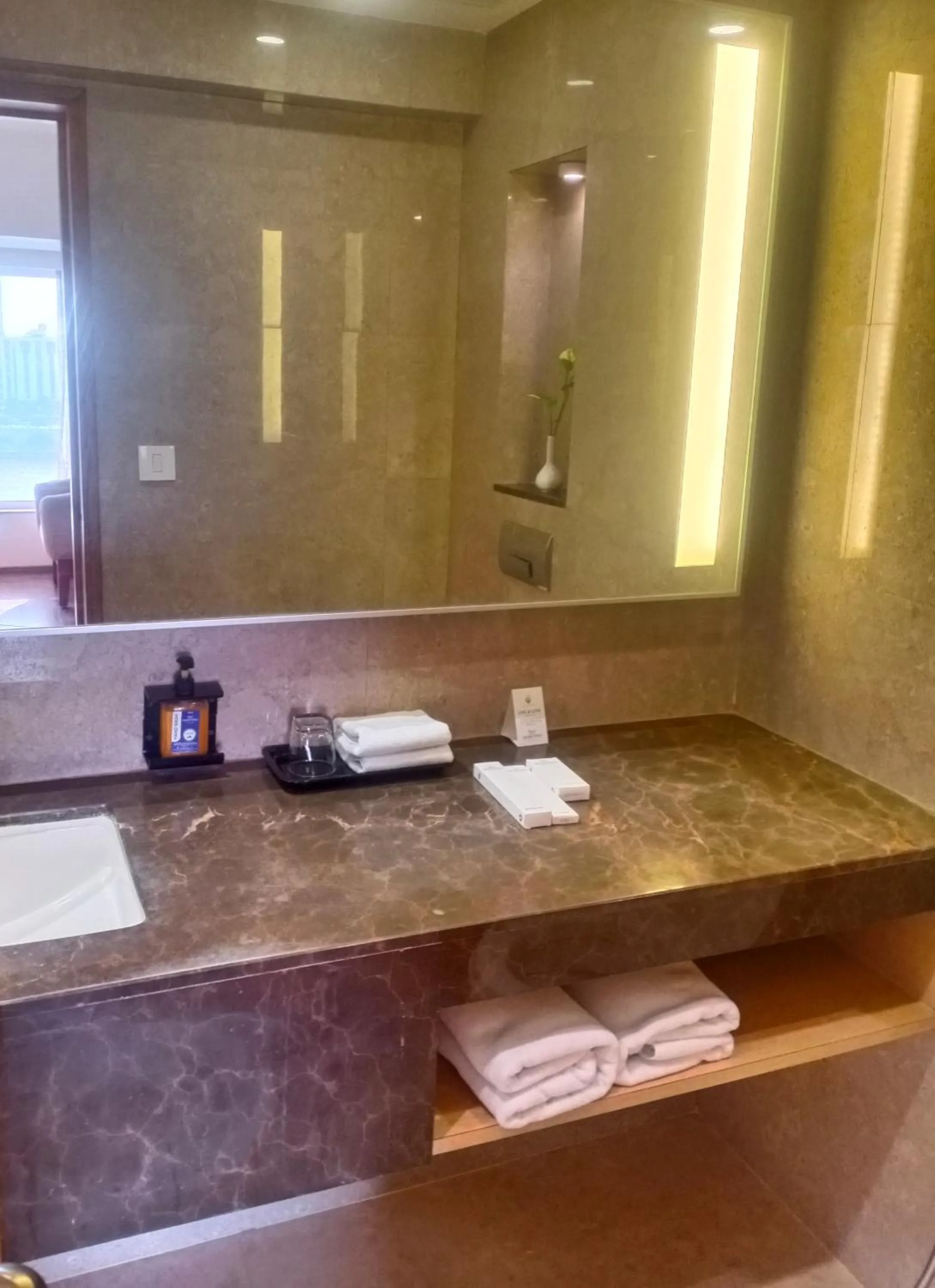 Bathroom in Sarovar Portico Rivera Ahmedabad