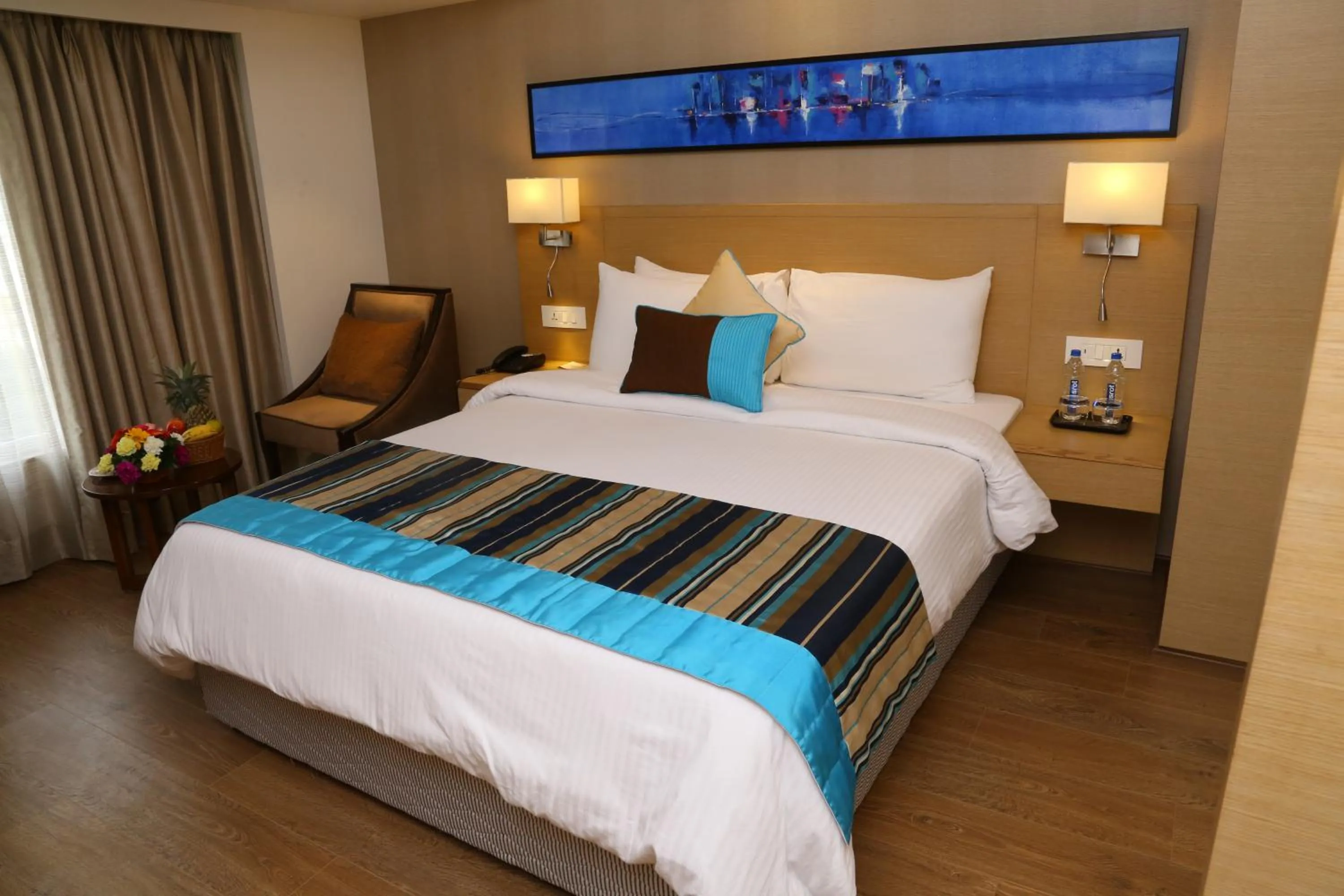 Bedroom, Bed in Sarovar Portico Rivera Ahmedabad