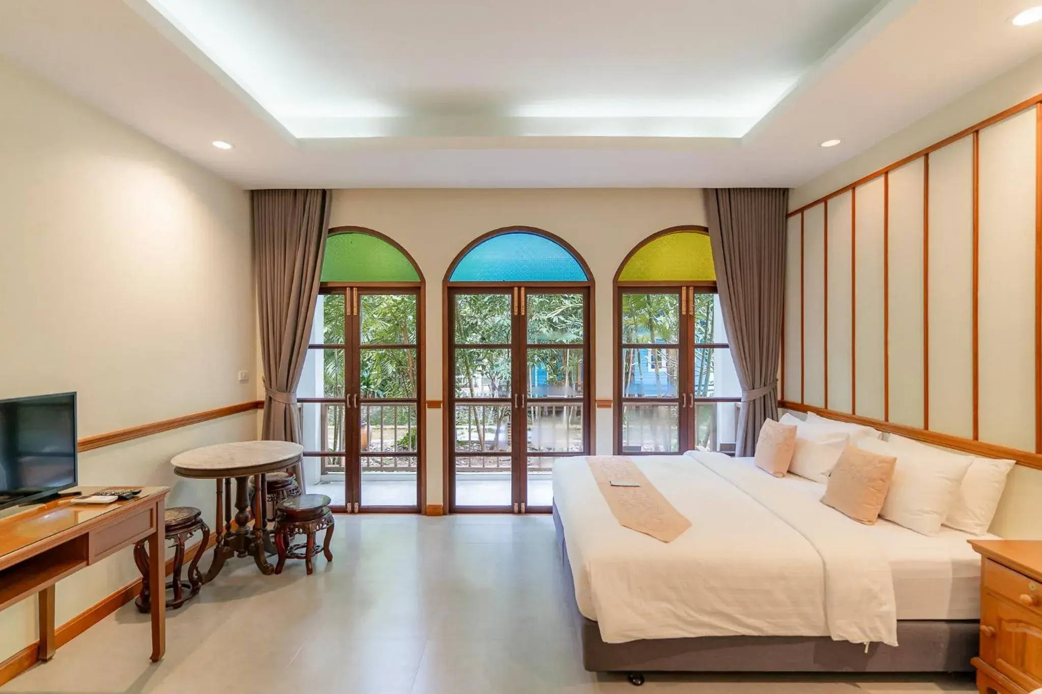 Triple Room in Baan Imm Sook Resort Triple Room in Baan Imm Sook Resort