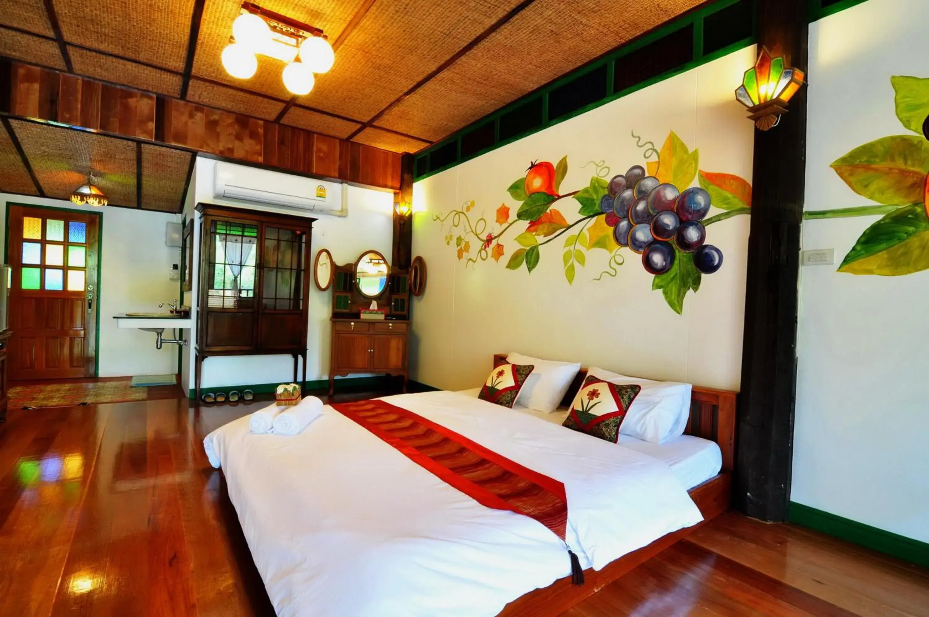 Deluxe Double or Twin Room with Balcony in Baan Imm Sook Resort Deluxe Double or Twin Room with Balcony in Baan Imm Sook Resort
