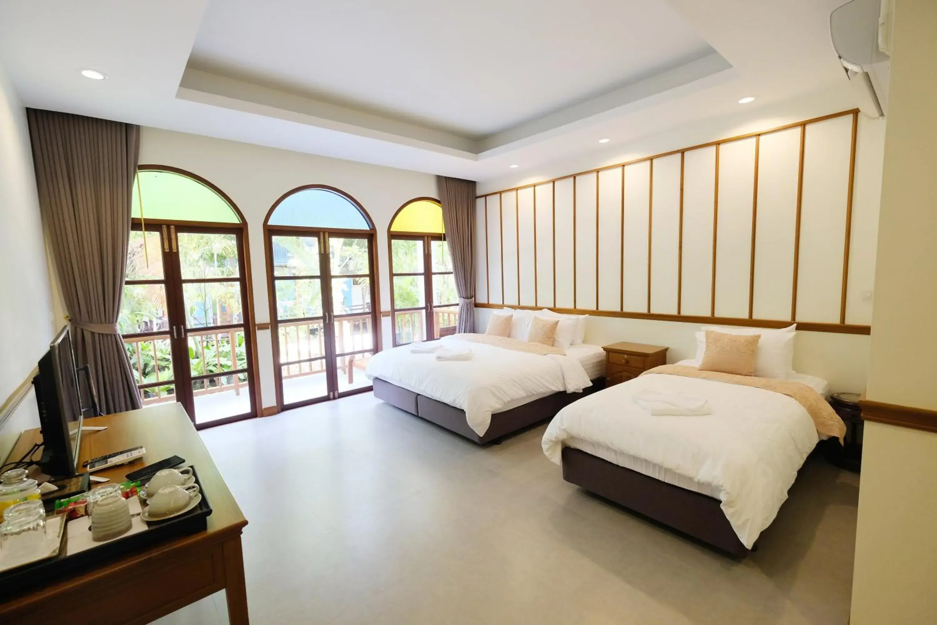 Triple Room in Baan Imm Sook Resort Triple Room in Baan Imm Sook Resort