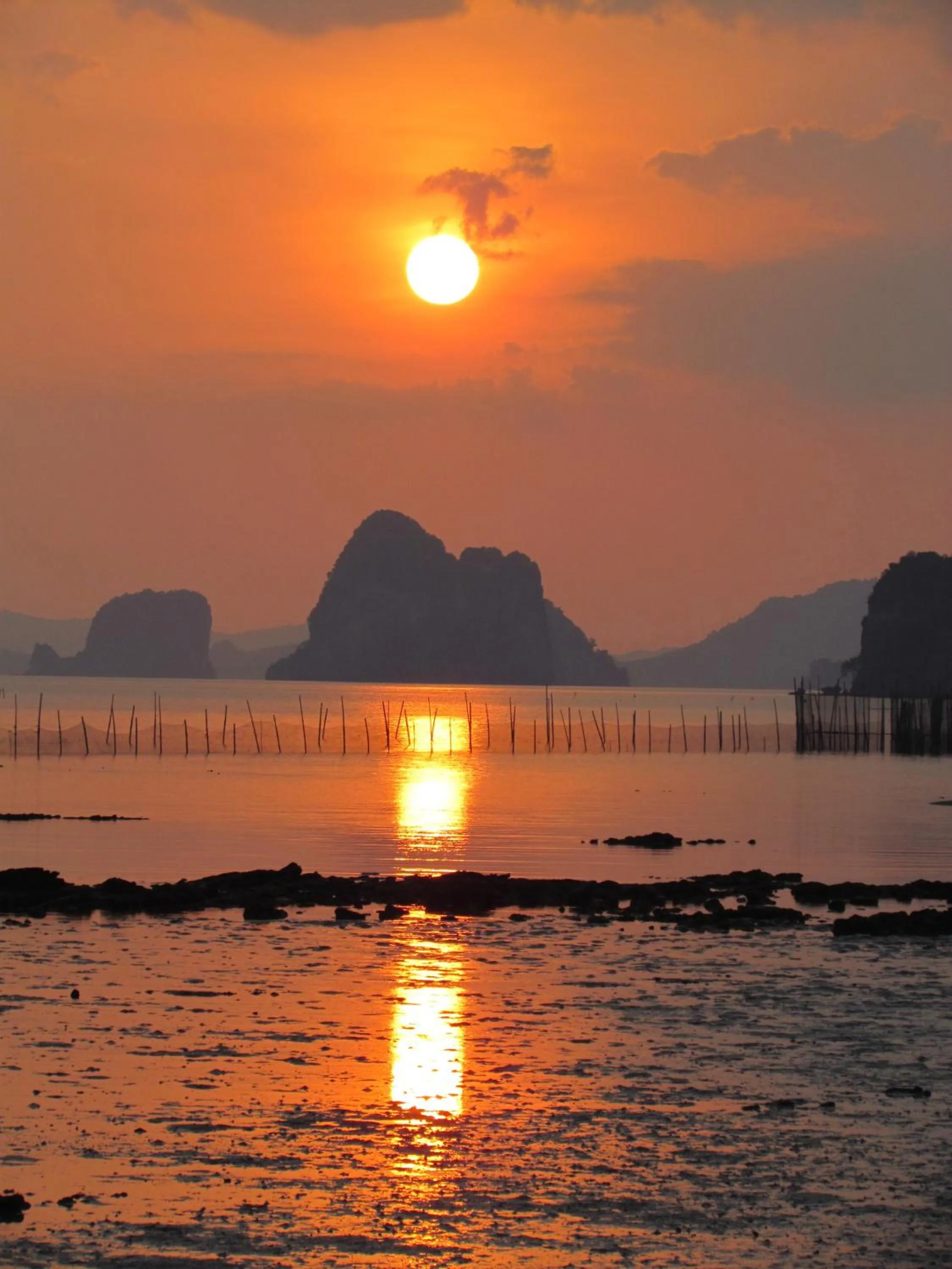 Sea view in Melina Beach Front Bungalows