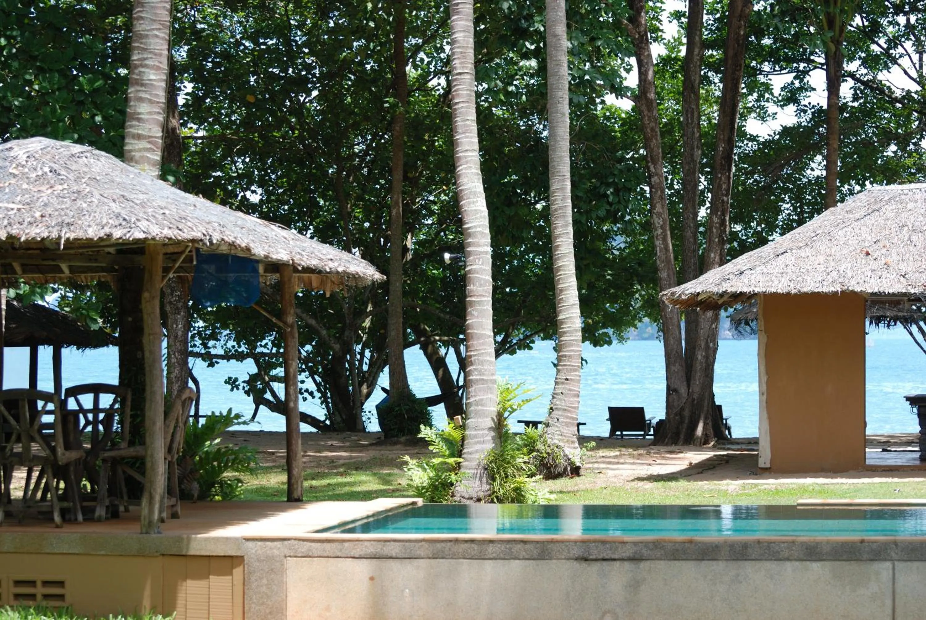 Sea view in Melina Beach Front Bungalows