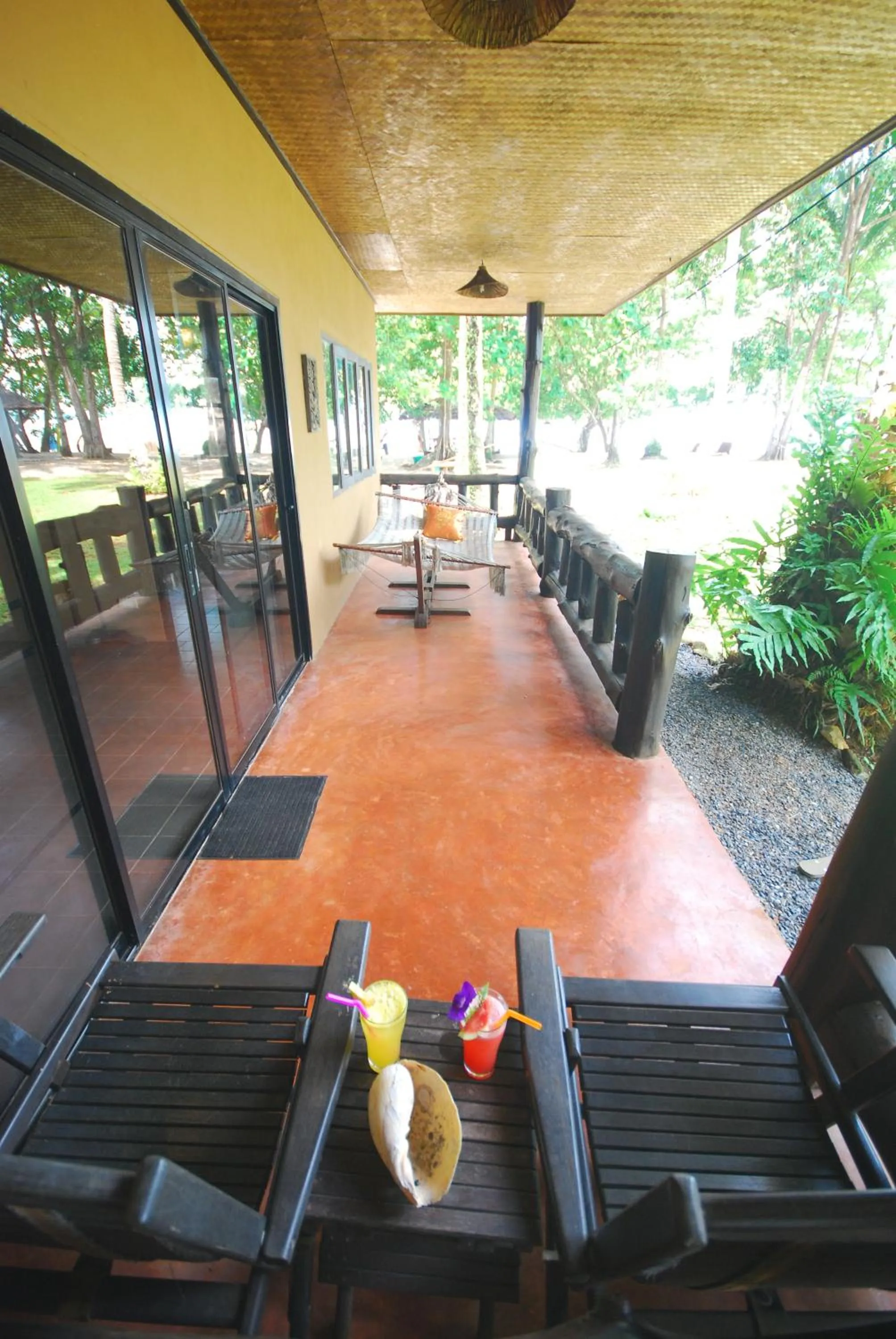 Balcony/Terrace in Melina Beach Front Bungalows
